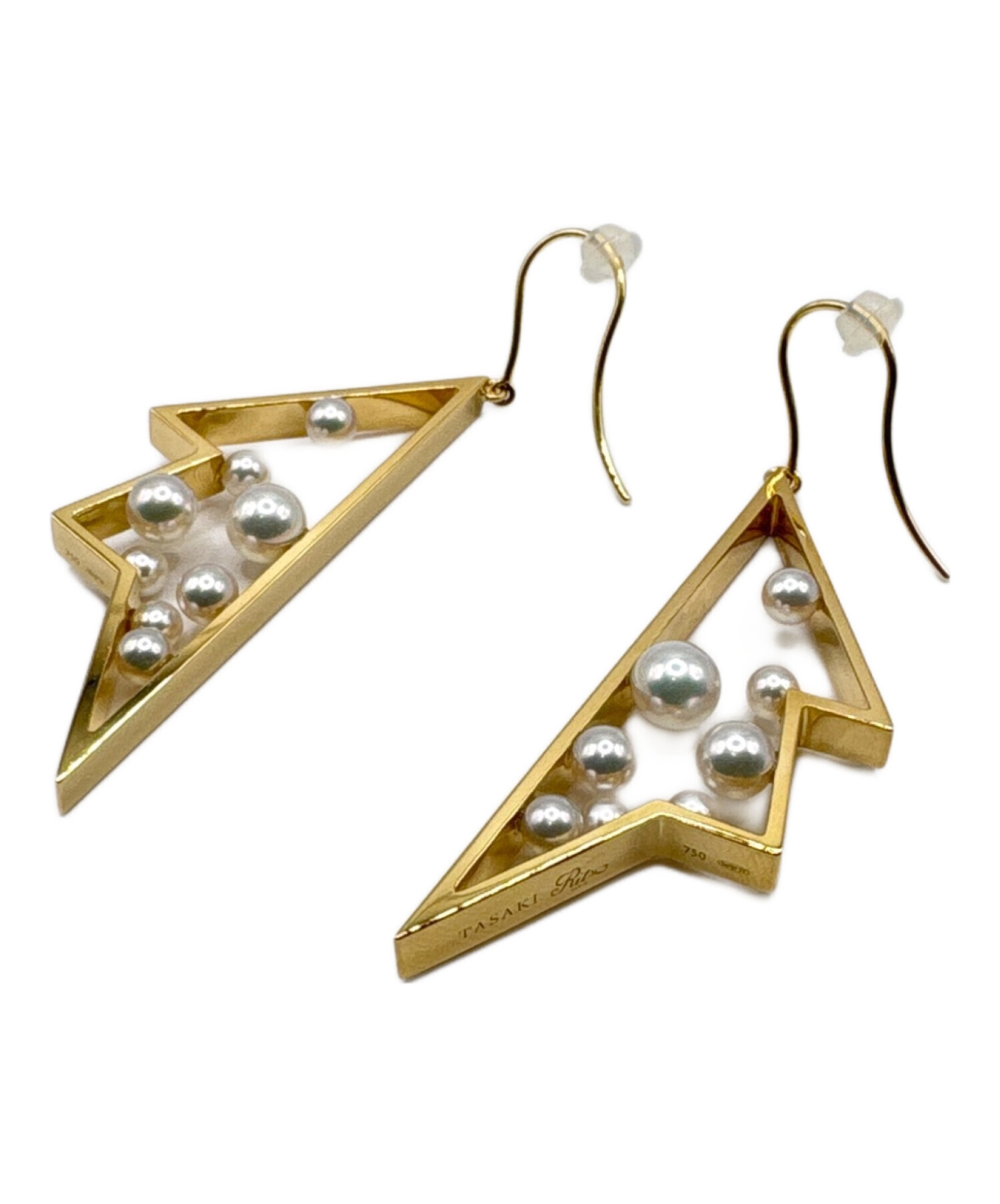 TASAKI リファインドネ ピアス(片耳用) 中古・古着通販】TASAKI (タサキ) レーヴリッツイヤリング｜ブランド