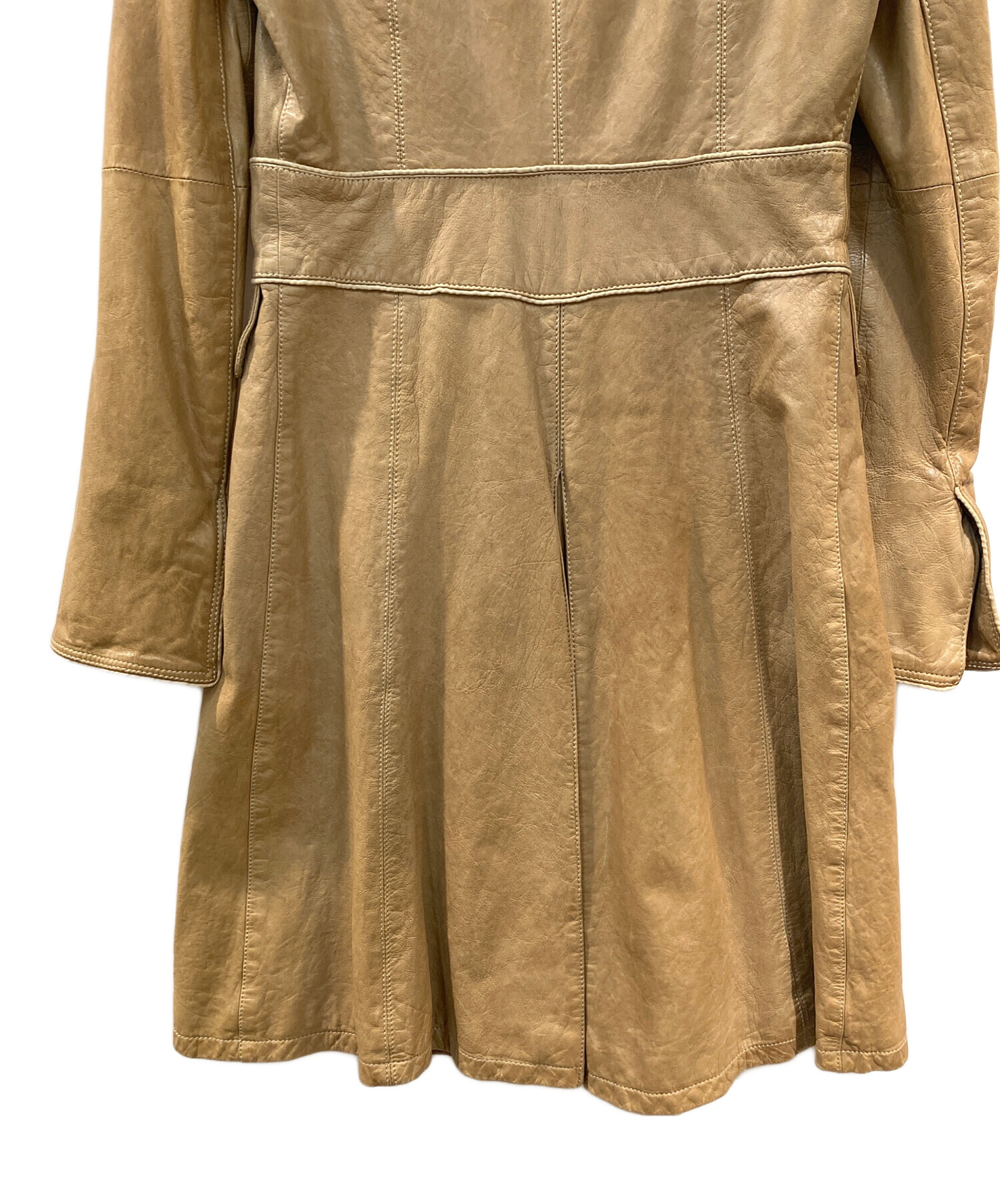 アルマーニ　レザーコート 中古・古着通販】EMPORIO ARMANI (エンポリオアルマーニ) レザーコート