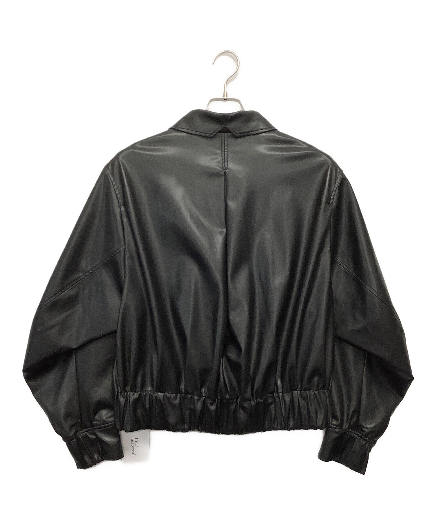 I’m/material イマテリアル　レザージャケット　ブラウン　deres 中古・古着通販】I'm/matereal (イマテリアル) エコレザージャケット
