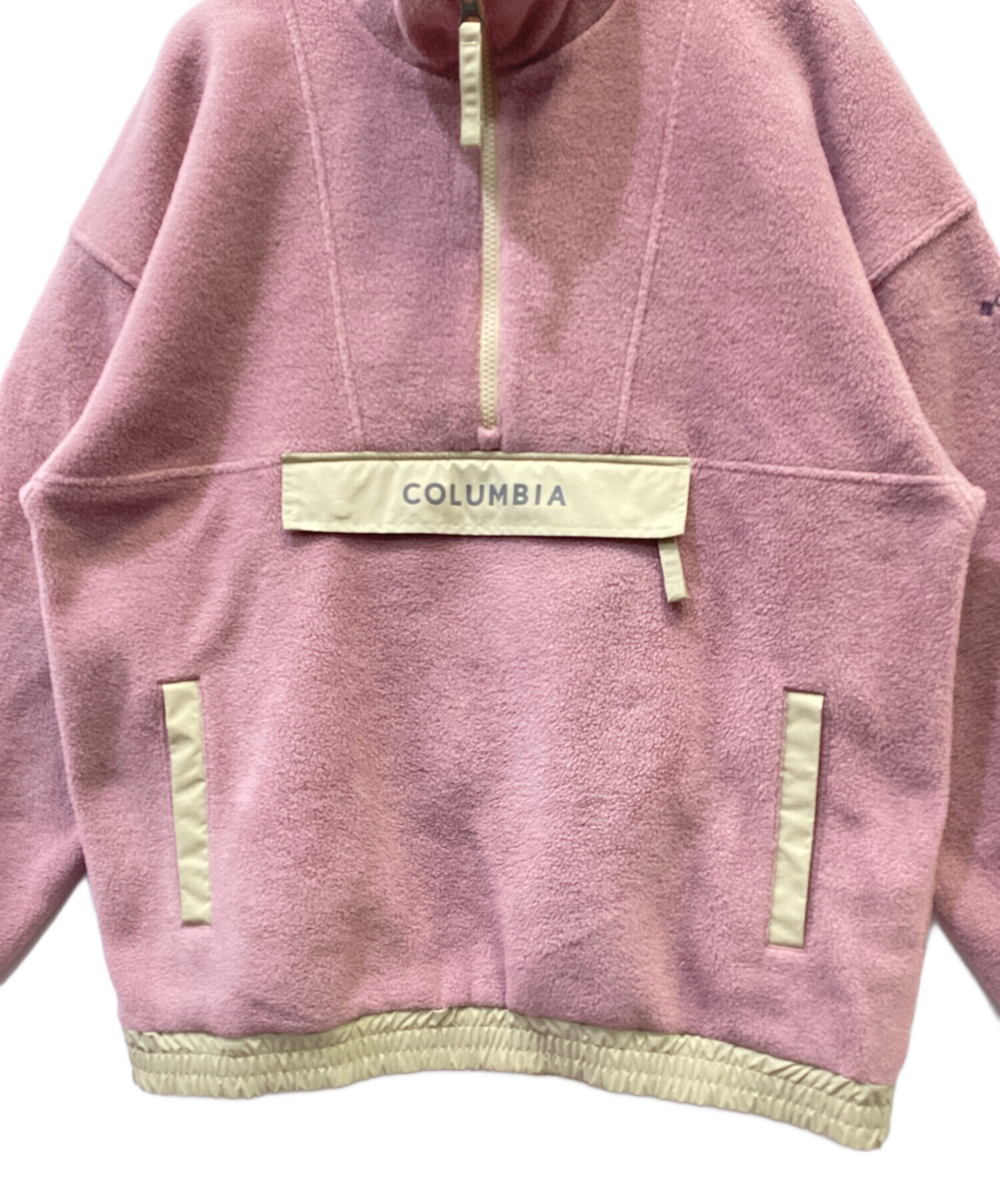 ピンク ハーフジップジャケット レディース 中古・古着通販】Columbia (コロンビア) クリスタルベンドハーフジップ