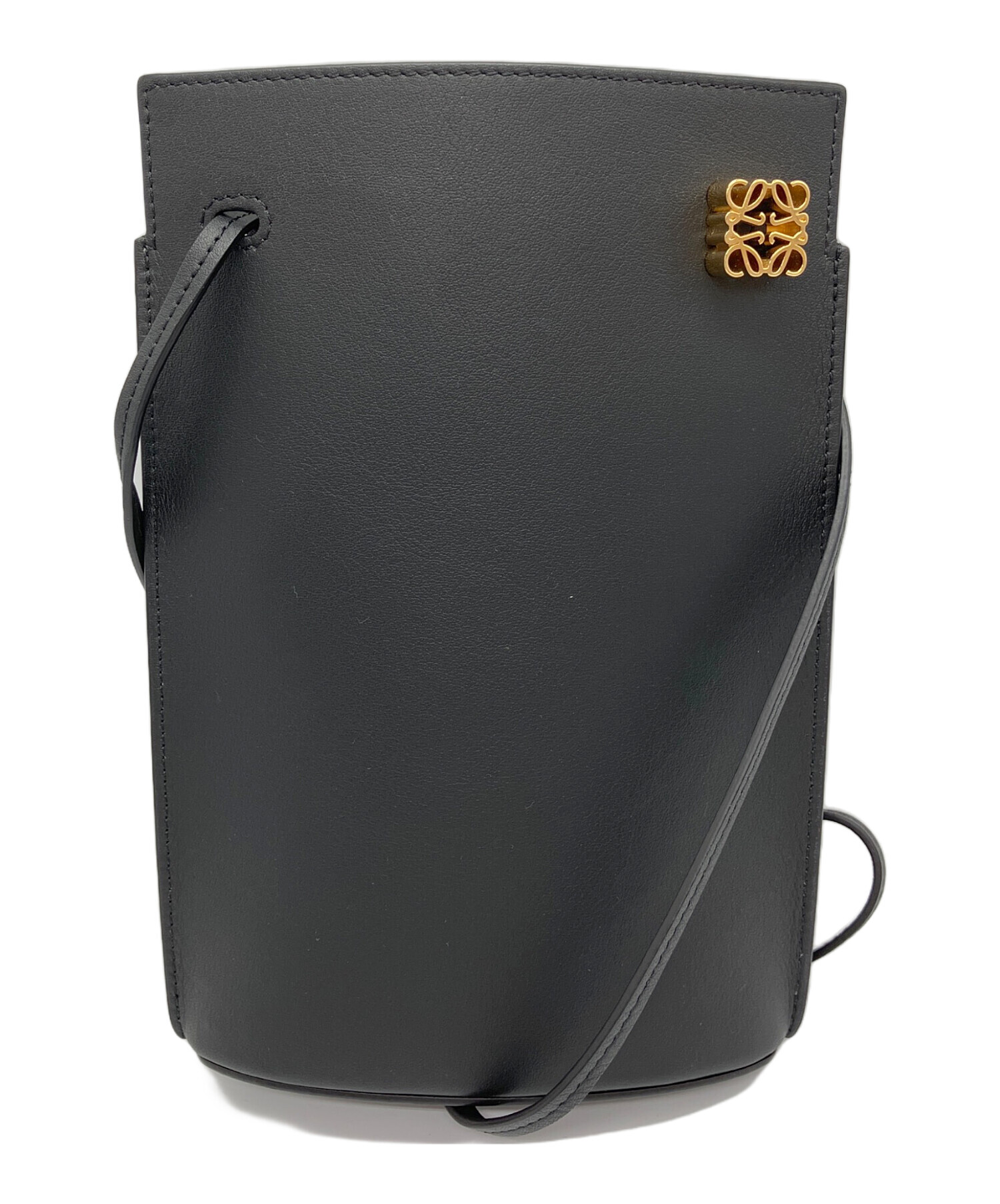 【正規品未使用】LOEWE ダイスショルダーバッグ ブラック 中古・古着通販】LOEWE (ロエベ) ダイスポケットショルダーポーチ