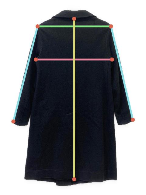 TRANSIT PAR-SUCH 古着 ウール ダブルコート 1 中古・古着通販】TRANSIT PAR-SUCH (トランジット パーサッチ