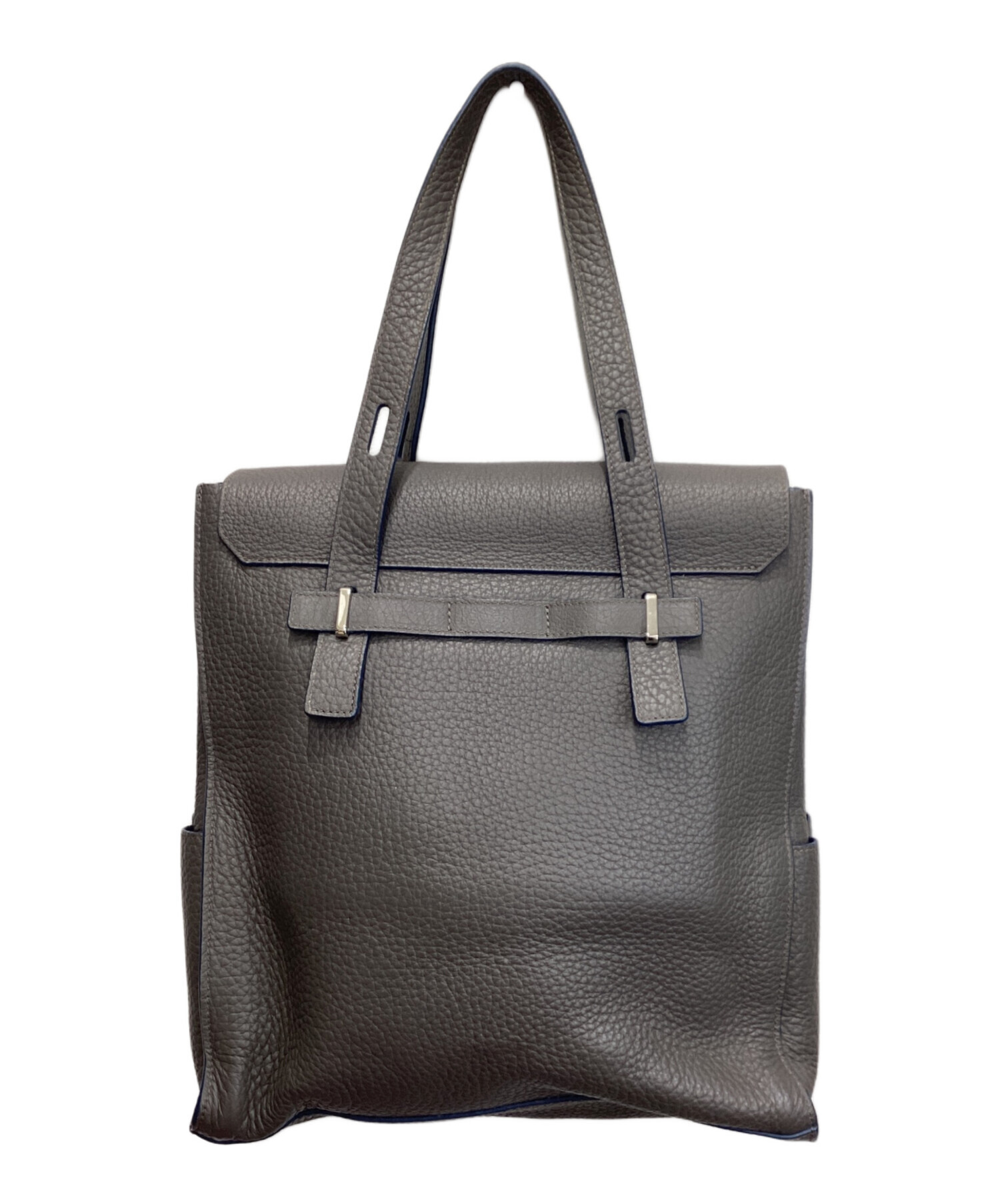 中古・古着通販】FURLA (フルラ) トートバッグ グレー×ネイビー