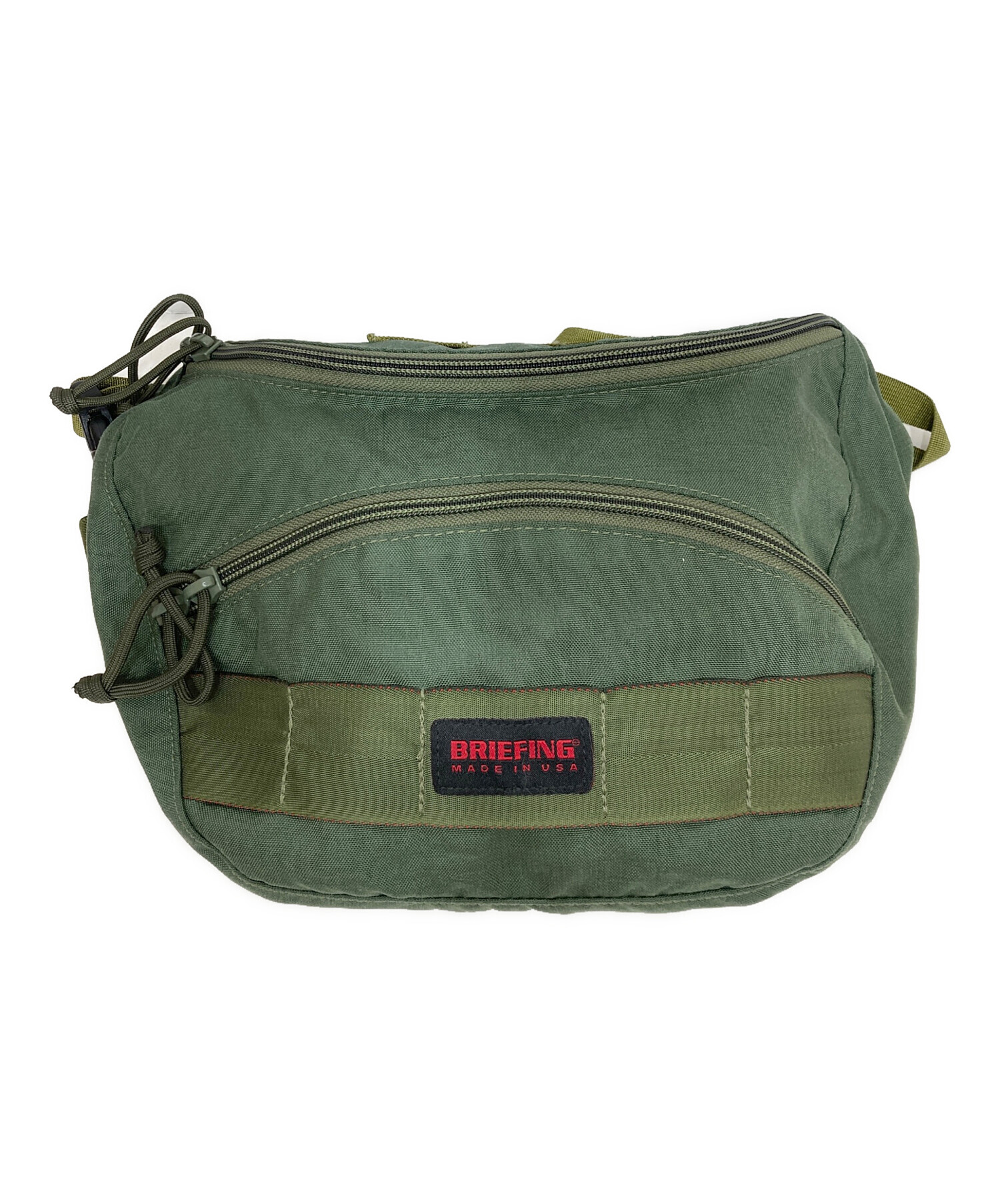 BRIEFING オリーブグリーン 中古・古着通販】BRIEFING (ブリーフィング) ショルダーバッグ