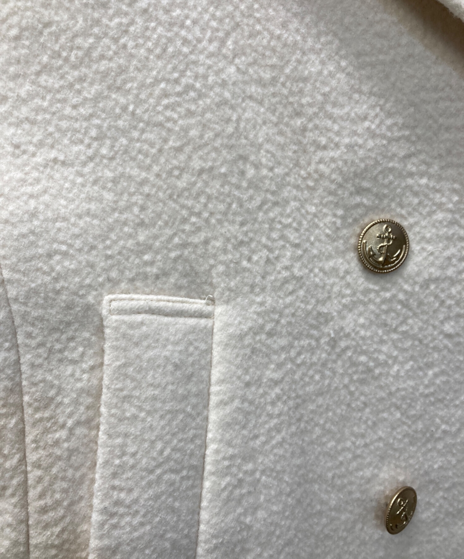 新品　cadune カデュネ Pコート 中古・古着通販】CADUNE (カデュネ) 金釦Pコート アイボリー サイズ:38