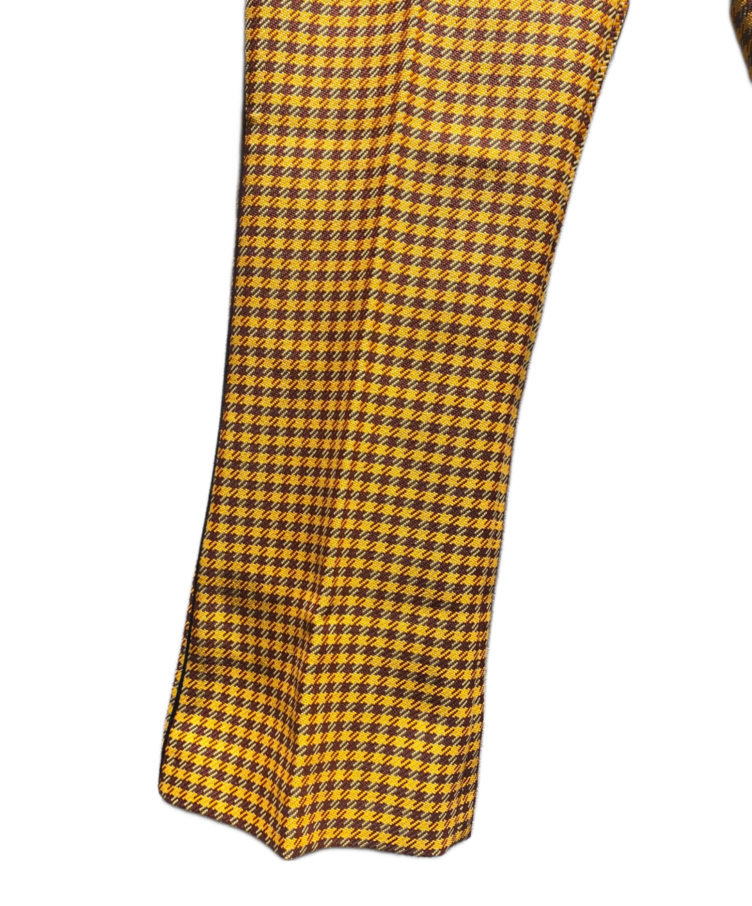 中古・古着通販】MARNI (マルニ) クロップドパンツ オレンジ×ボルドー