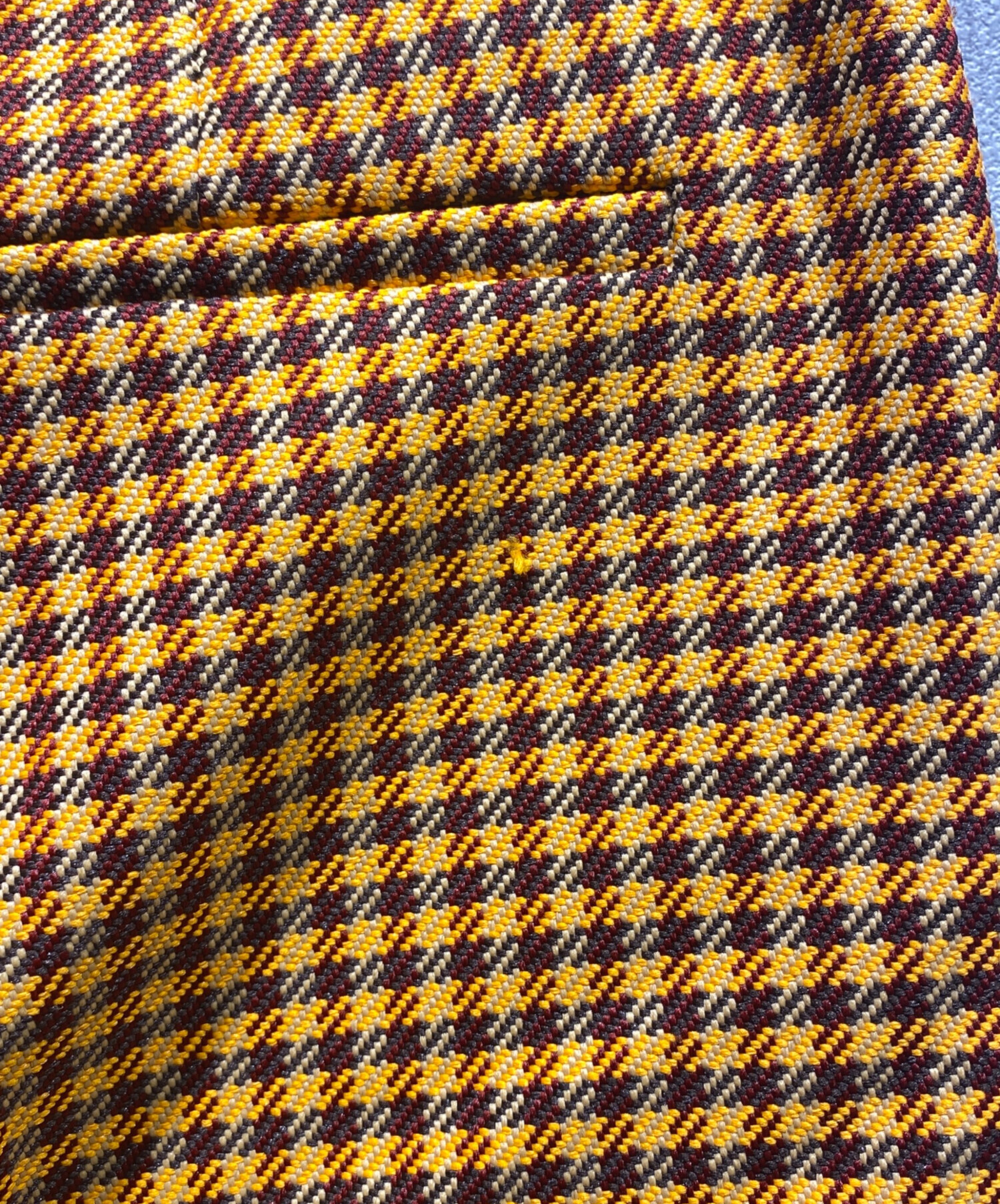 中古・古着通販】MARNI (マルニ) クロップドパンツ オレンジ×ボルドー