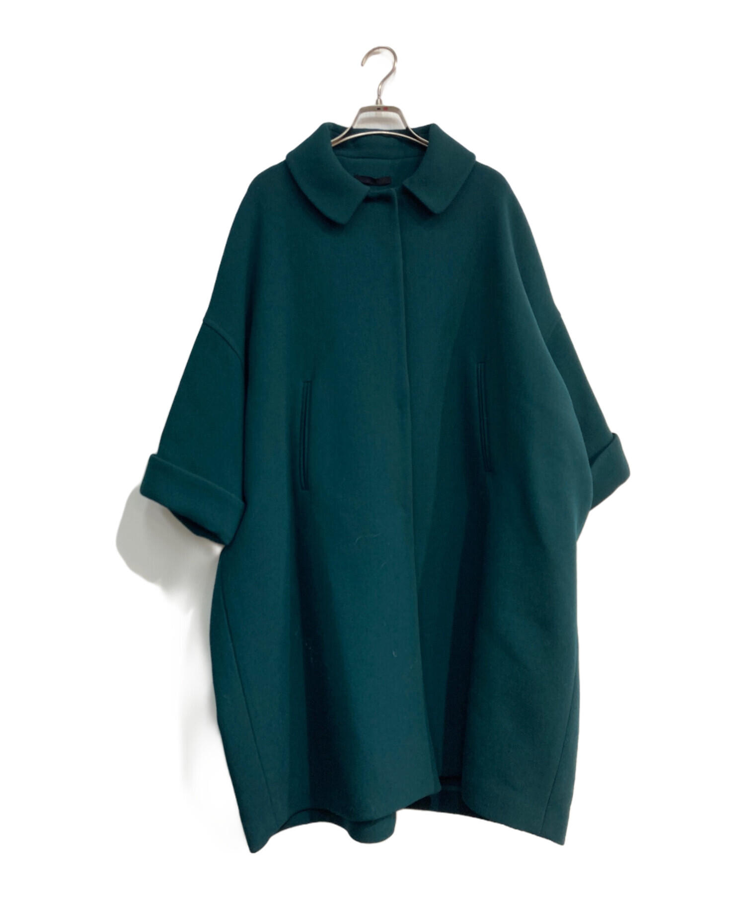 Anya Hindmarch ハーフコート 中古・古着通販】ANYA HINDMARCH (アニヤ・ハインドマーチ) ブローチ付