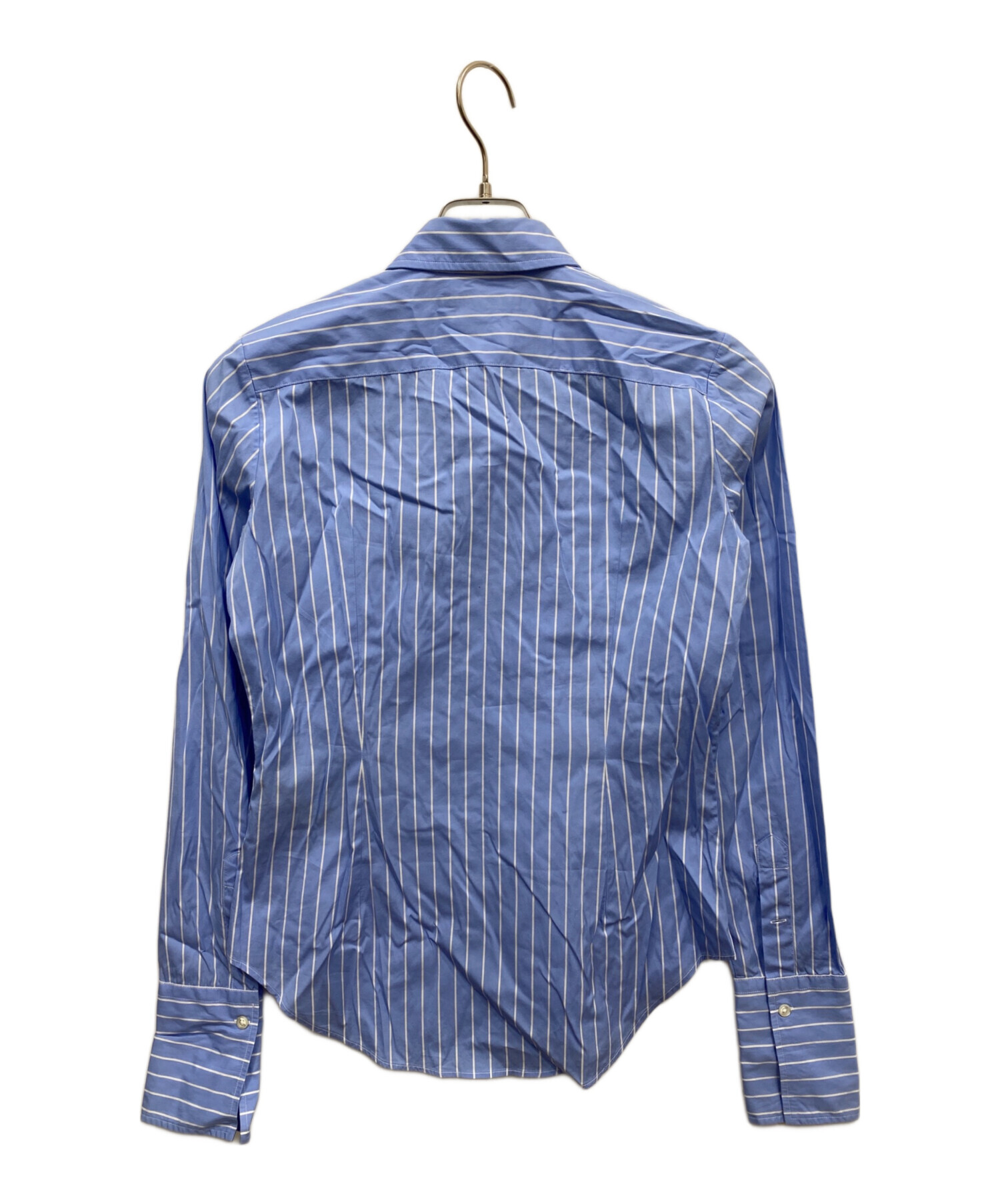 中古・古着通販】RALPH LAUREN (ラルフローレン) フリルシャツ ブルー