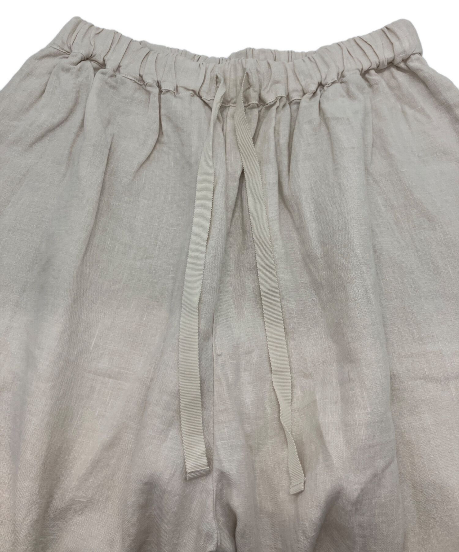 中古・古着通販】nest Robe (ネストローブ) リネンフリルパンツ オフ