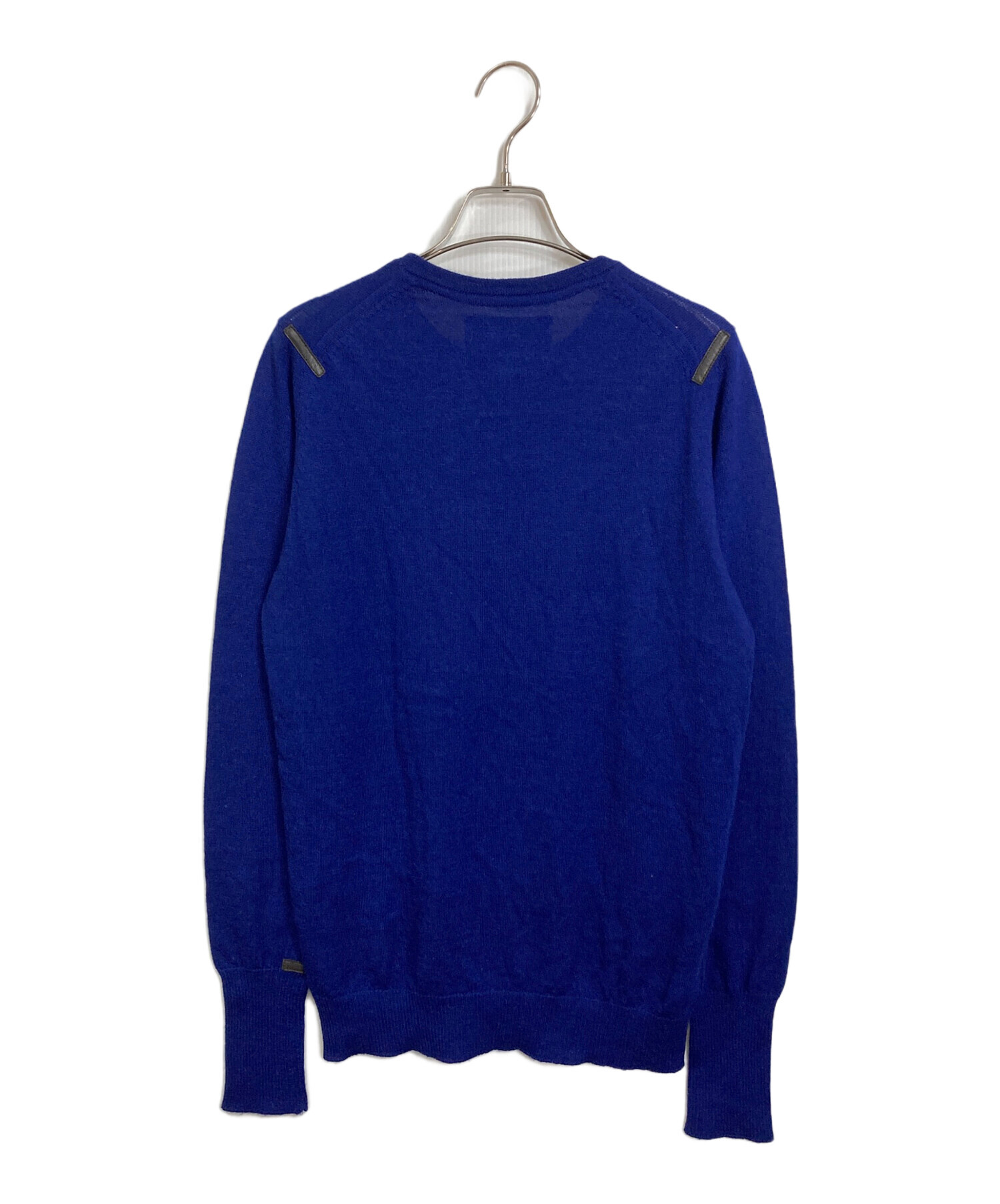 ザ・イノウエ・ブラザーズ ロイヤルアルパカ100% 長袖ニット 薄手 M 青 中古・古着通販】THE INOUE BROTHERS (イノウエブラザーズ) アルパカ