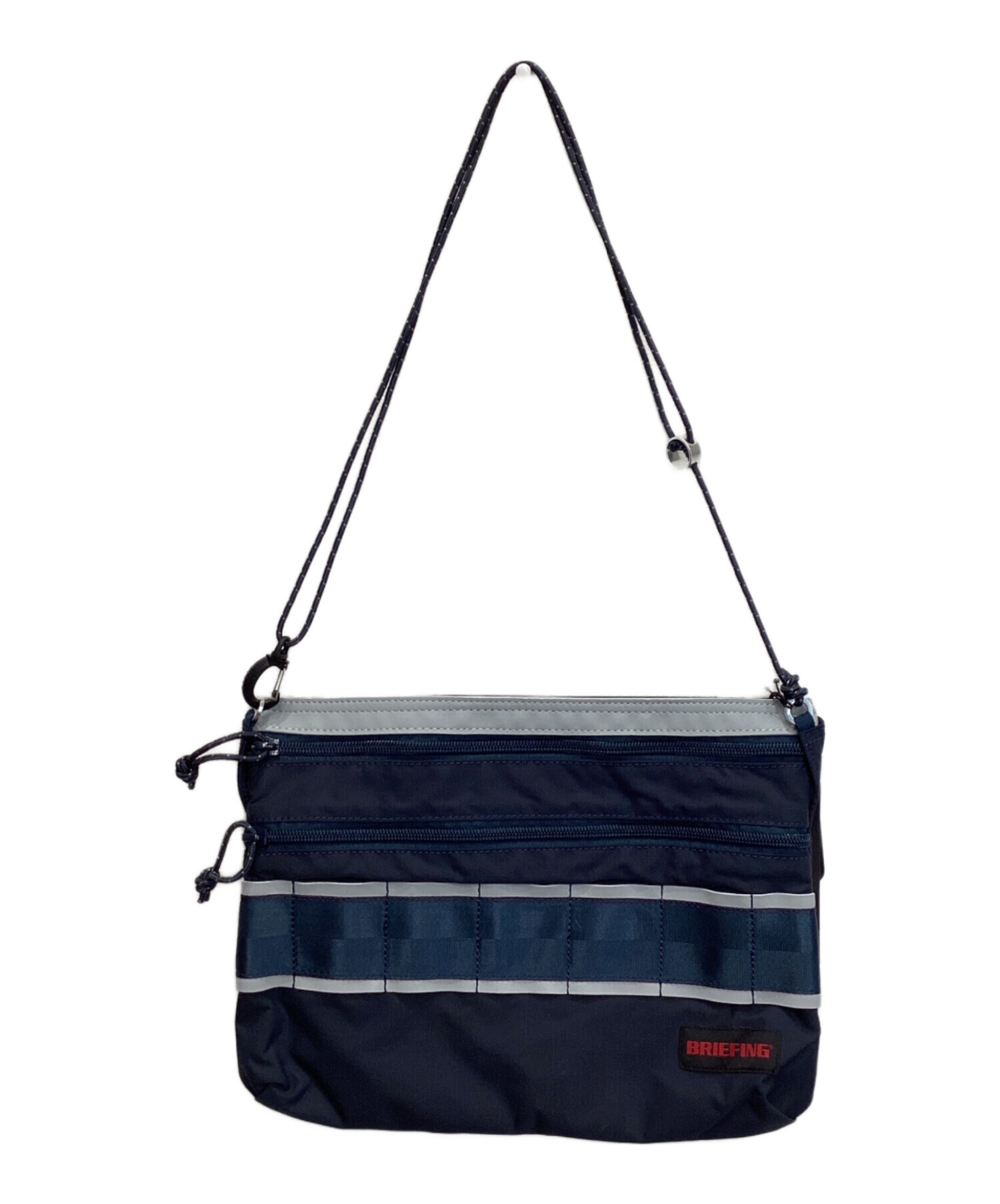 【中古品】BRIEFING ネイビー ナイロンショルダーバッグ 中古・古着通販】BRIEFING (ブリーフィング) NEW BALANCE