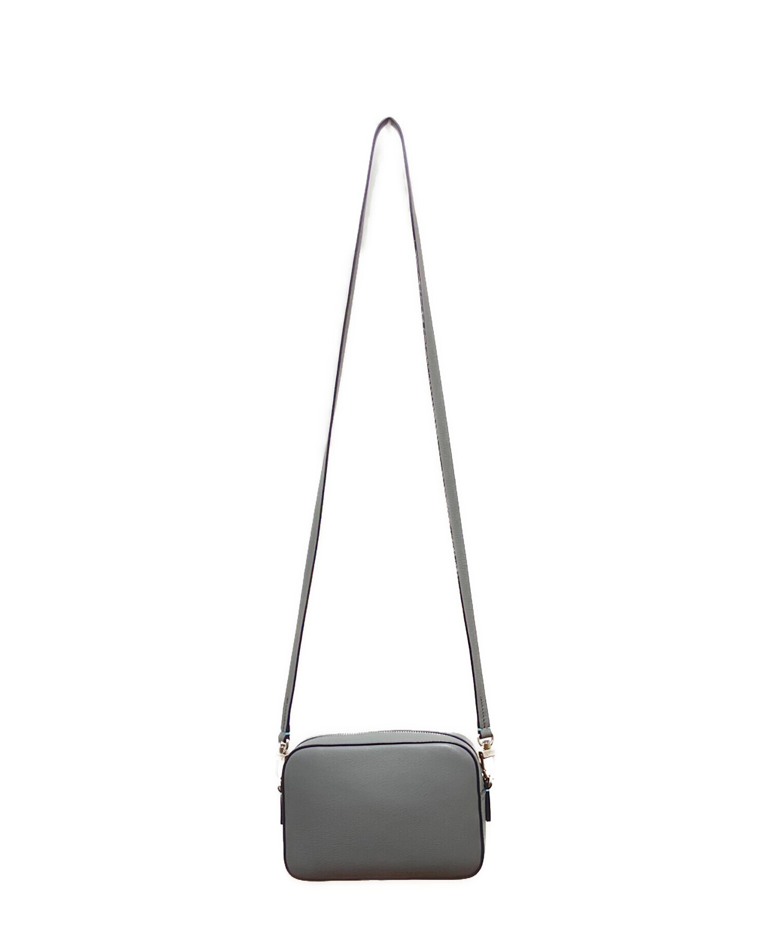 最終値下げ！　ティファニー ショルダーバッグ 2way 大容量 グレー チャーム 中古・古着通販】TIFFANY & Co. (ティファニー) ロゴショルダーバッグ