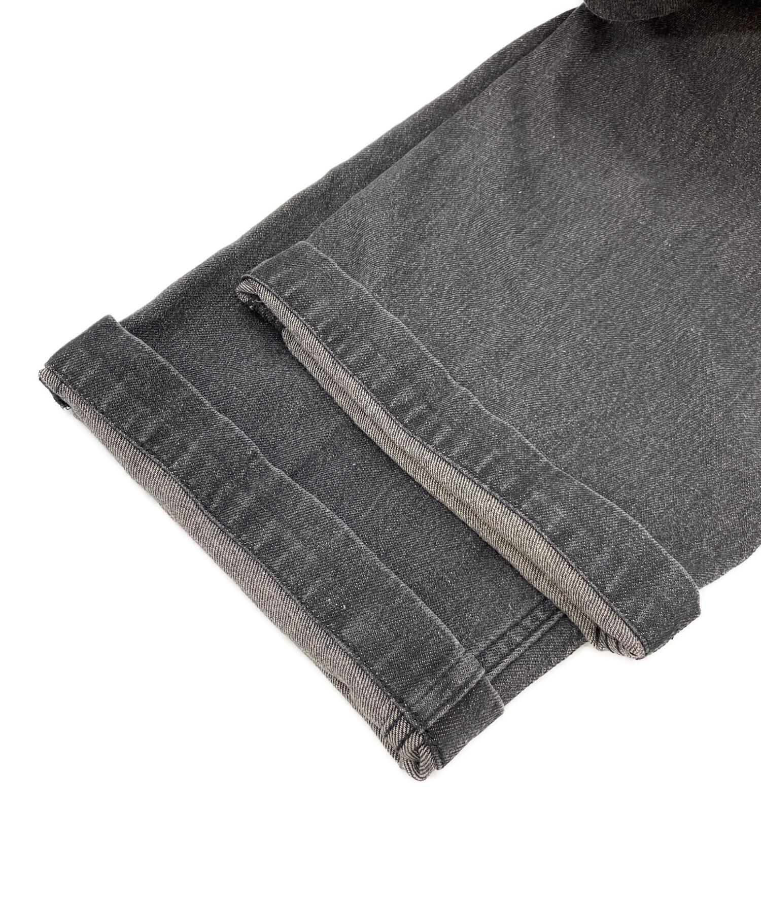 中古・古着通販】PWA (プア) Linen Mix Denim Trousers ブラック