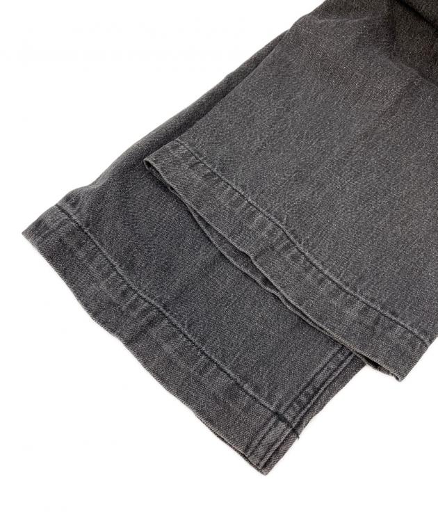 中古・古着通販】PWA (プア) Linen Mix Denim Trousers ブラック 