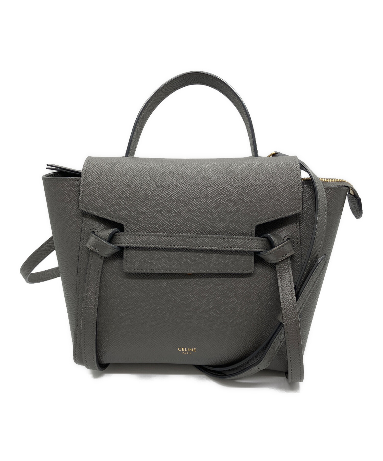中古・古着通販】CELINE (セリーヌ) 2WAYショルダーバッグ グレー
