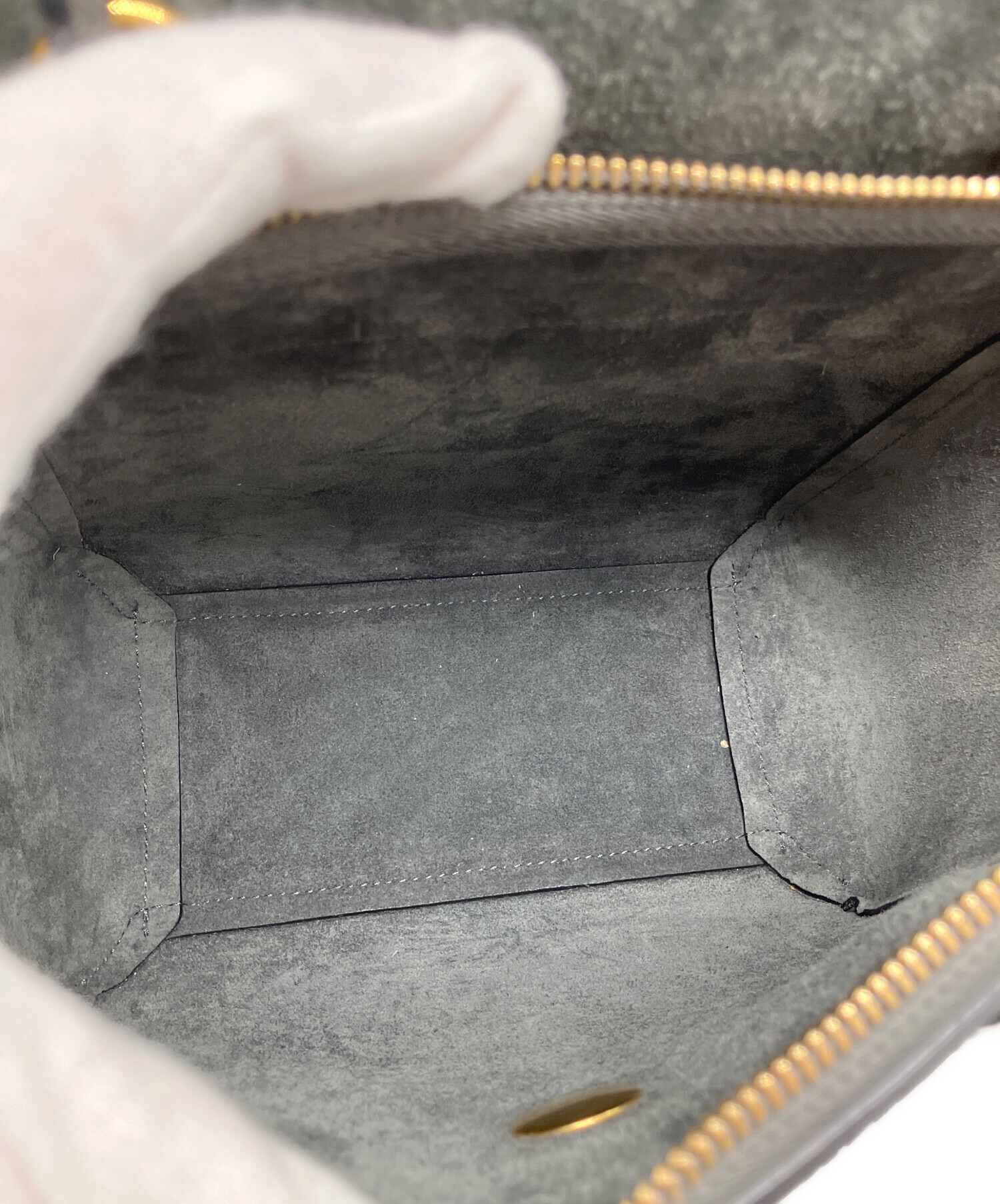 中古・古着通販】CELINE (セリーヌ) 2WAYショルダーバッグ グレー