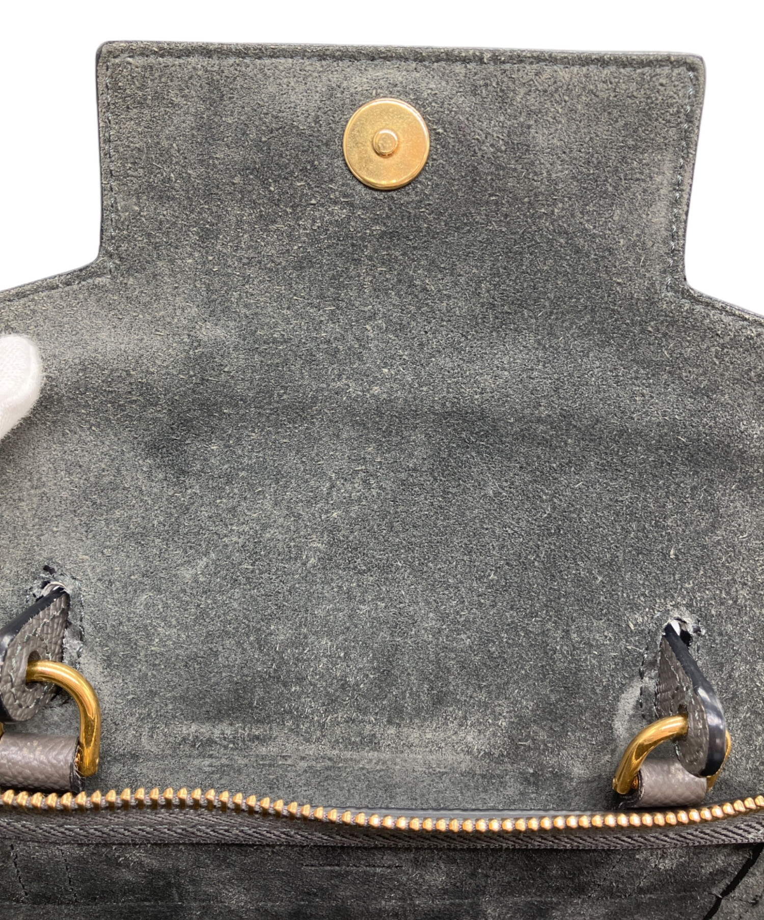 中古・古着通販】CELINE (セリーヌ) 2WAYショルダーバッグ グレー