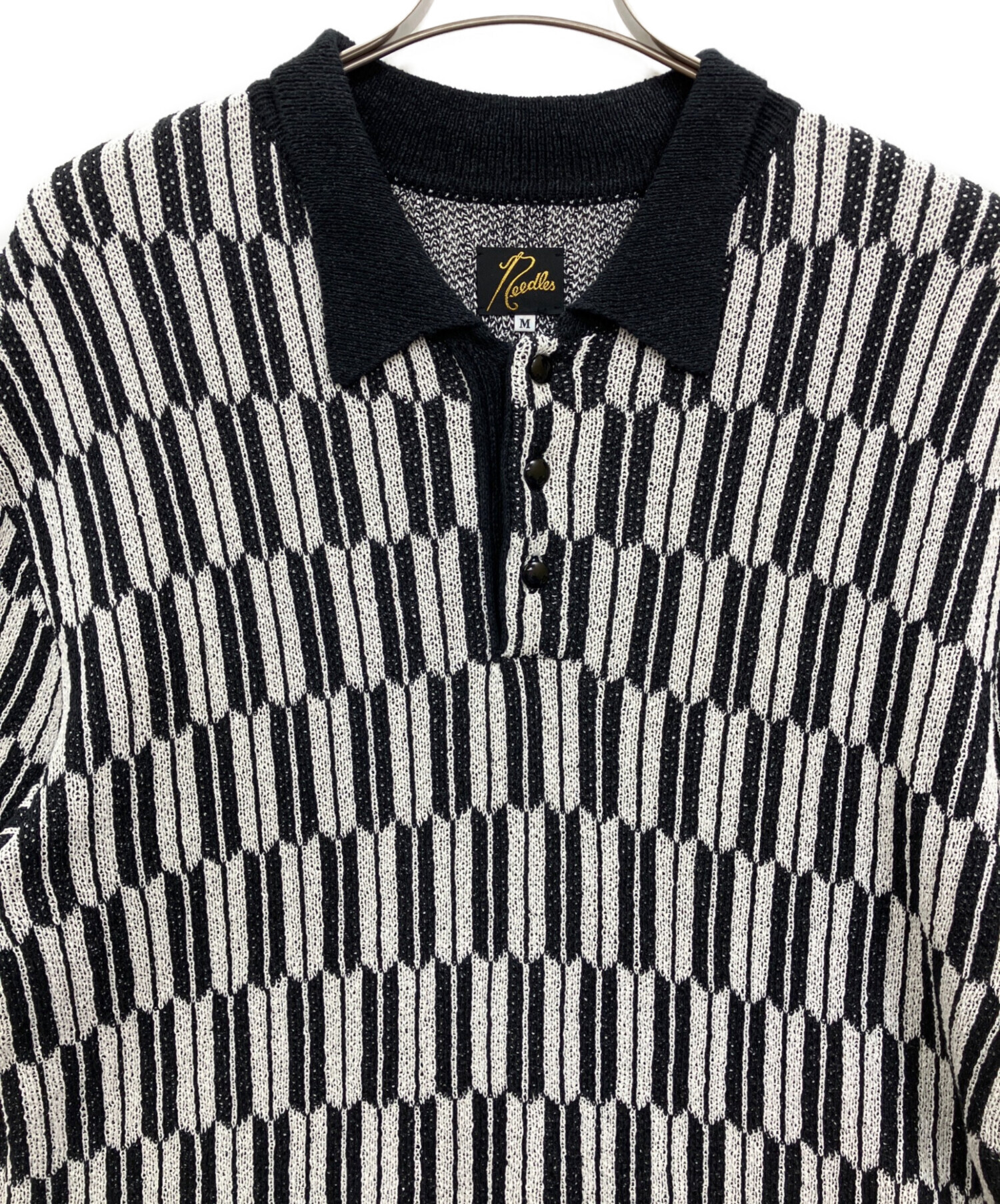 中古・古着通販】Needles (ニードルズ) POLO SWEATER - ARROW ブラック 