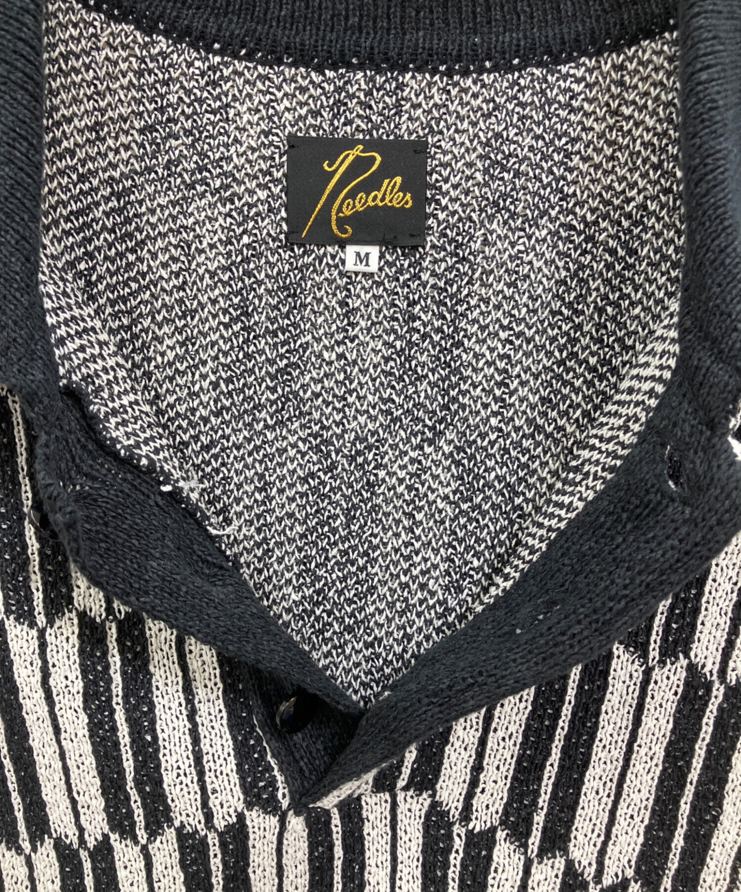 中古・古着通販】Needles (ニードルズ) POLO SWEATER - ARROW ブラック
