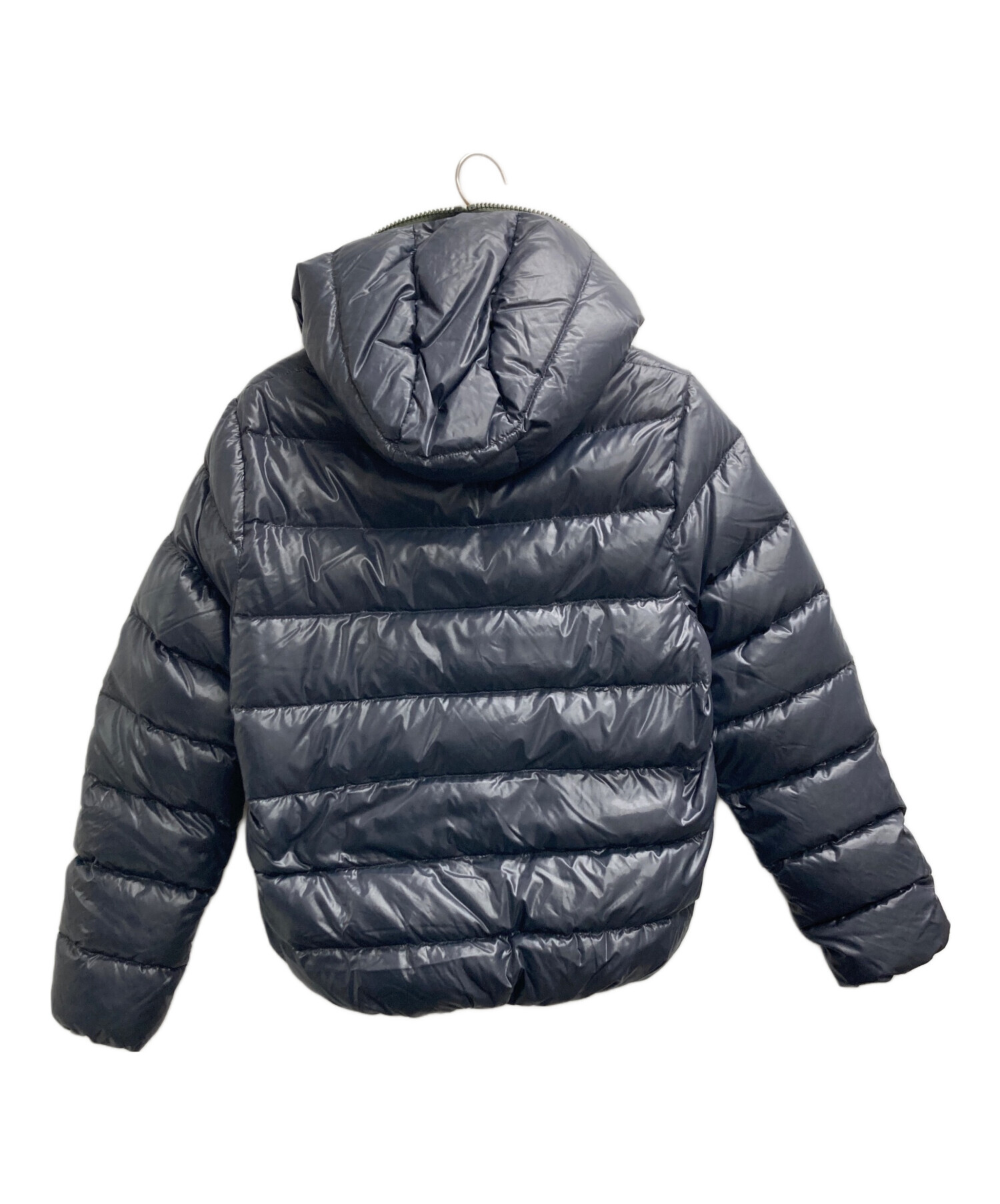 DUVATICA ネイビーフード付きダウンジャケット 42 L DUVETICA CIATO チアト / デュベティカ フード付き ネイビー 紺 ダウン