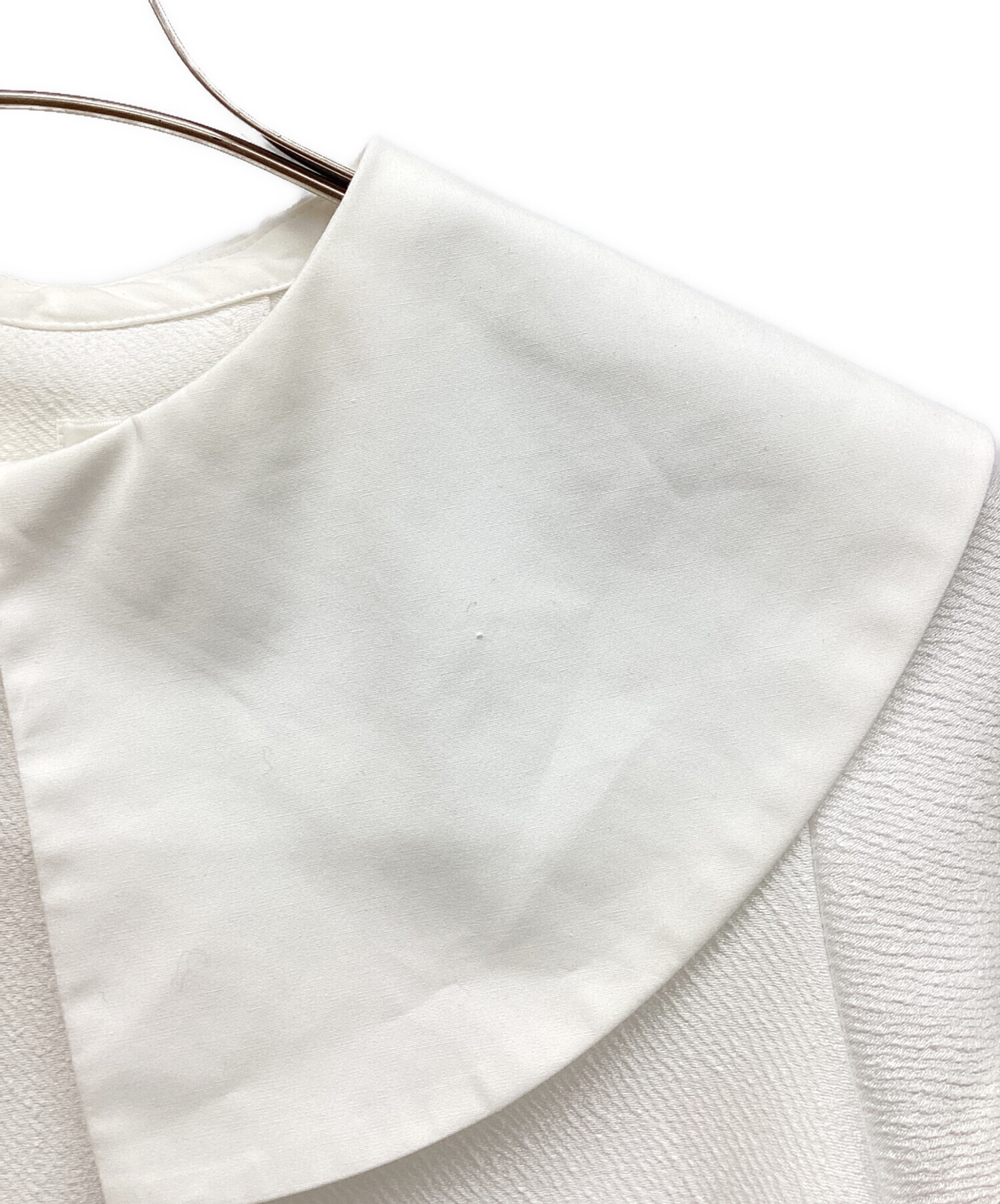 人気 新品タグ付き OHGA オーガ FLEUR ブラウス ホワイト♡フリル 