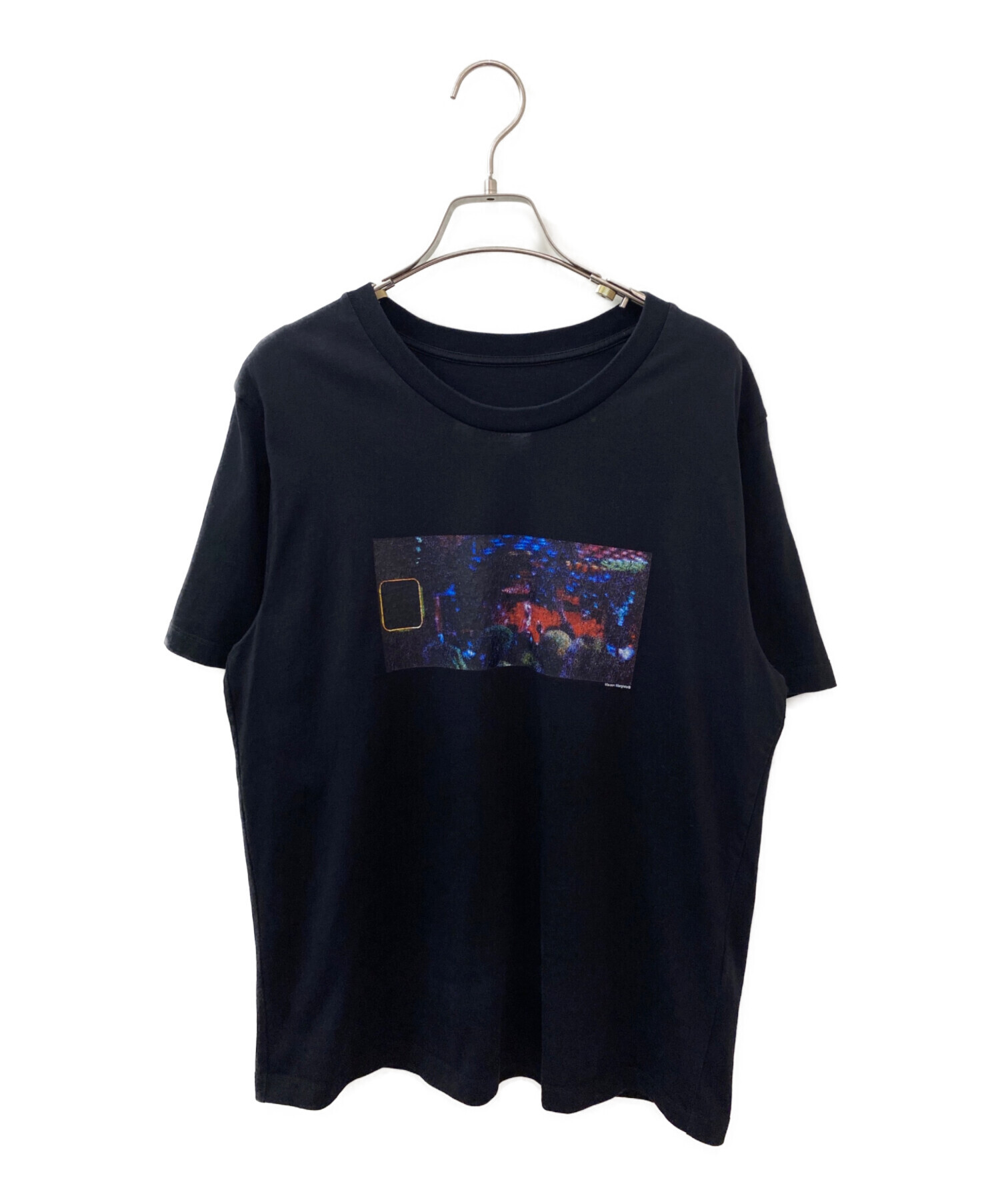 マルジェラ　グラフィックプリント ブラック Tシャツ 中古・古着通販】MM6 Maison Margiela (エムエムシックスメゾン