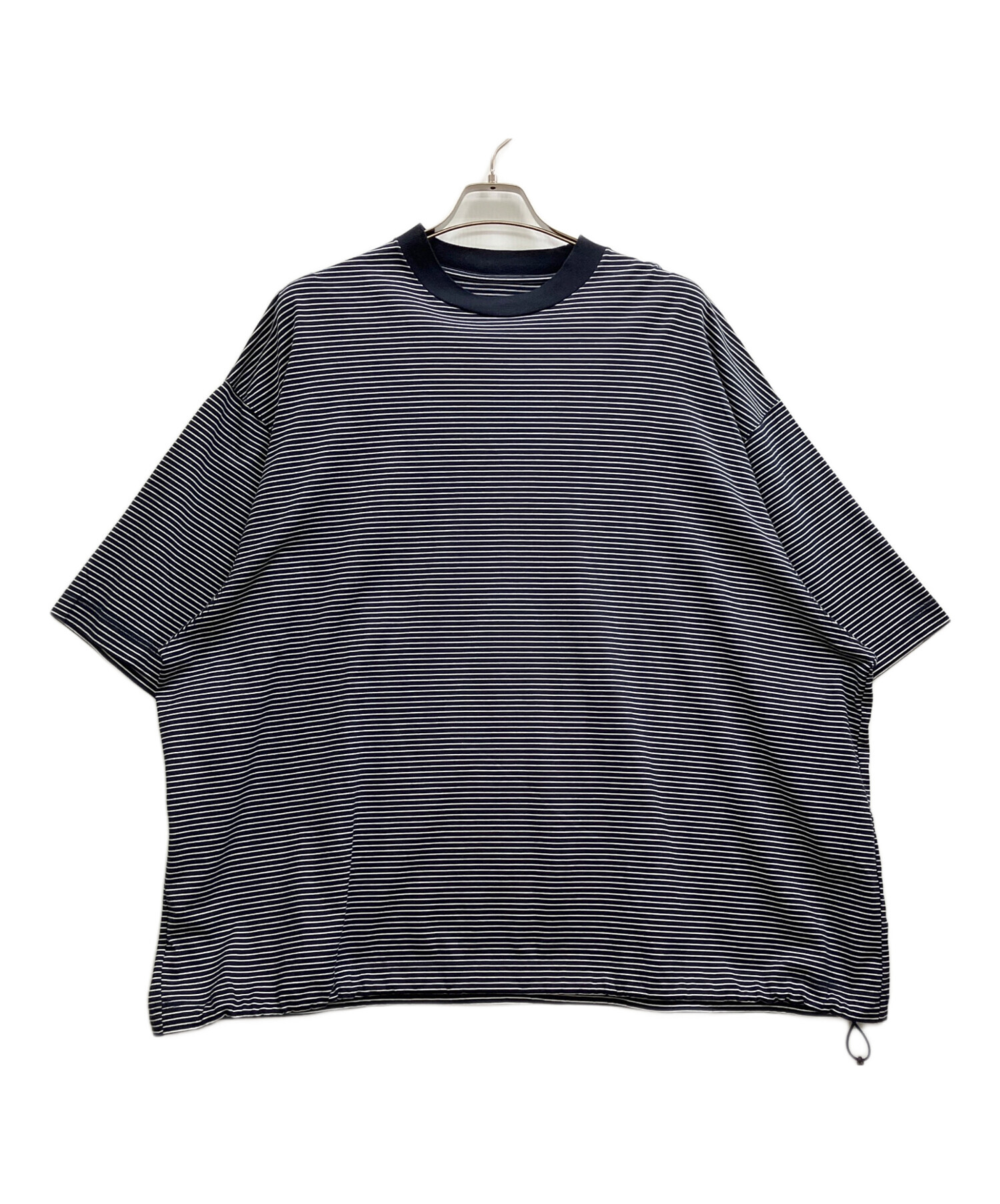 中古・古着通販】is-ness (イズネス) BALLOON BORDER SHORT SLEEVE T