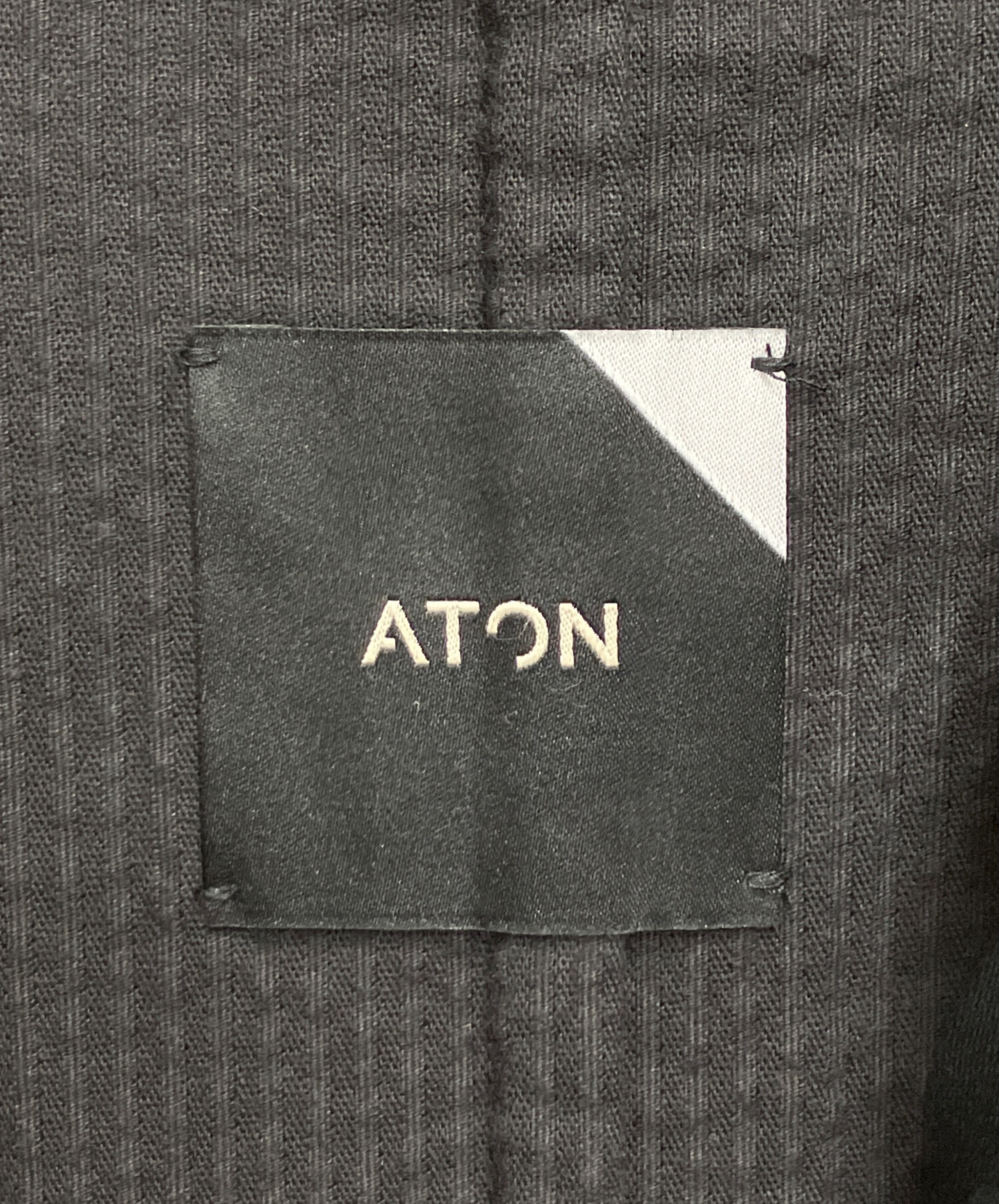 中古・古着通販】ATON (エイトン) コーデュロイ スタンドカラー