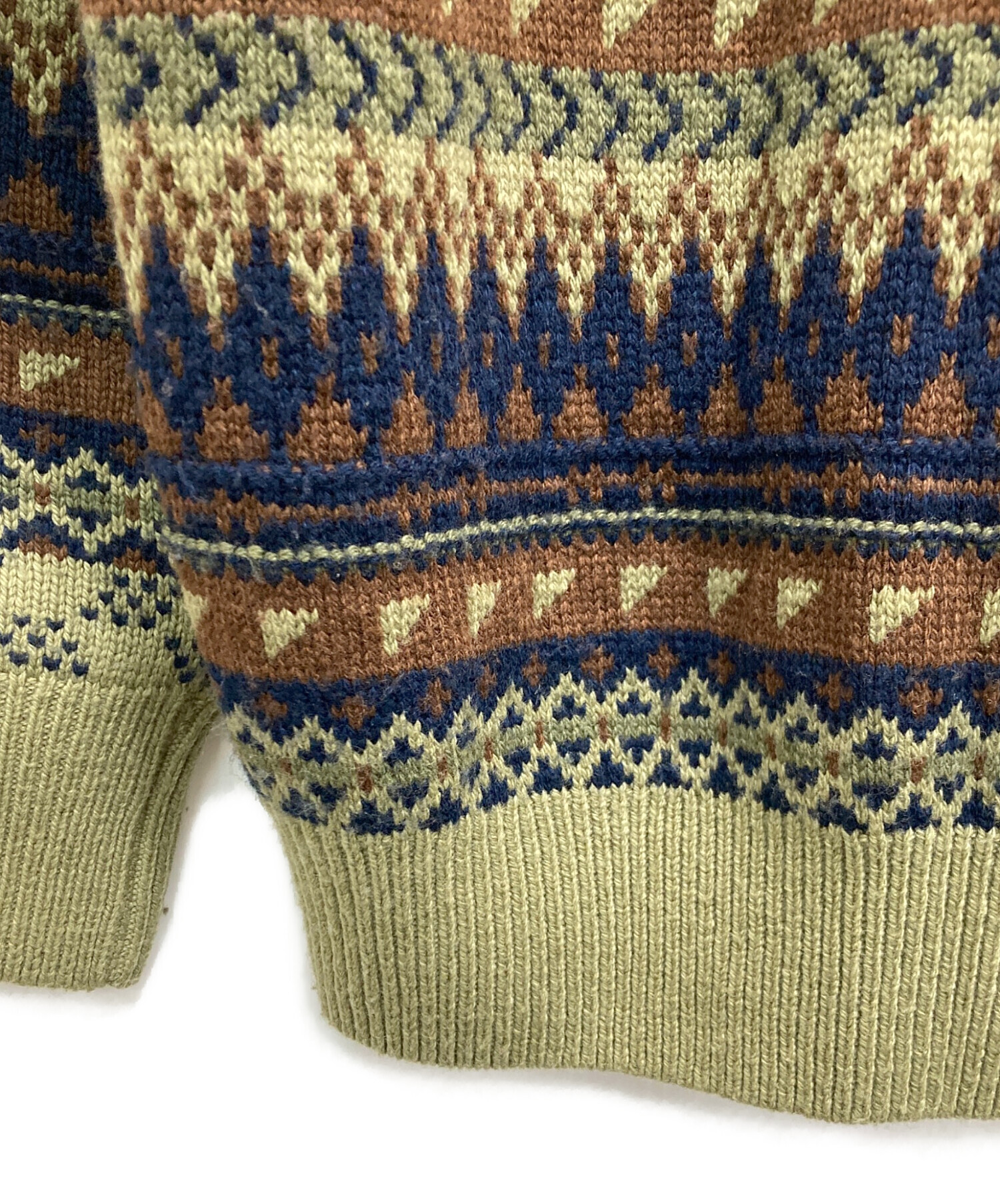 中古・古着通販】NIKE (ナイキ) フェアアイルスウッシュセーター