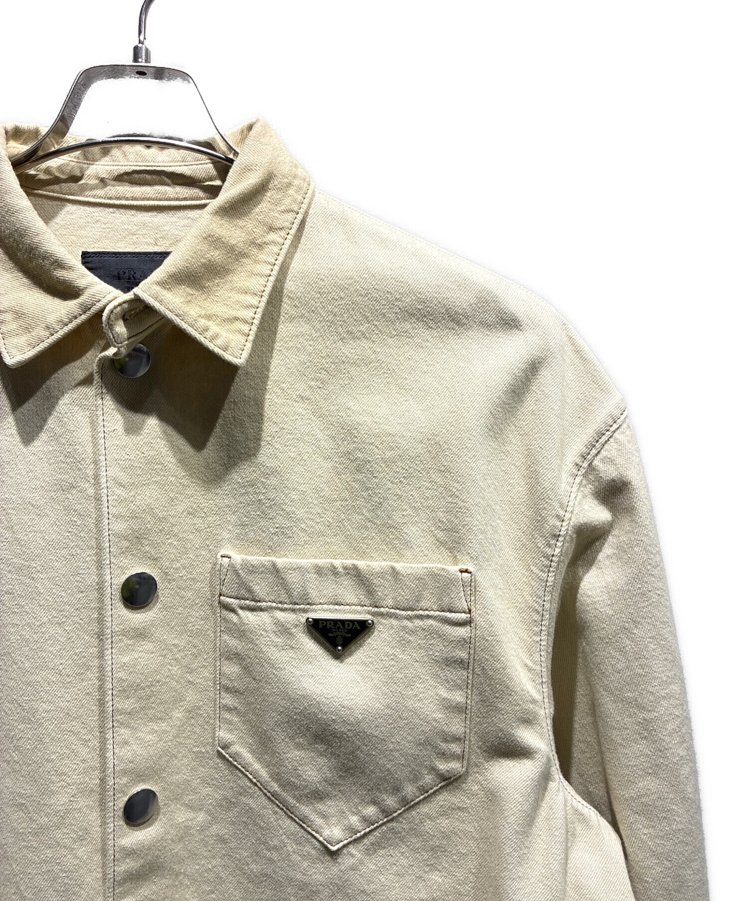 中古・古着通販】PRADA (プラダ) ヴィンテージ ブルデニム シャツ