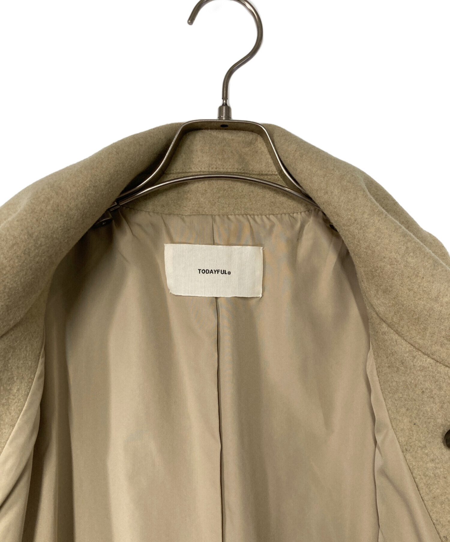 中古・古着通販】TODAYFUL (トゥデイフル) Standcollar Wool Coat 