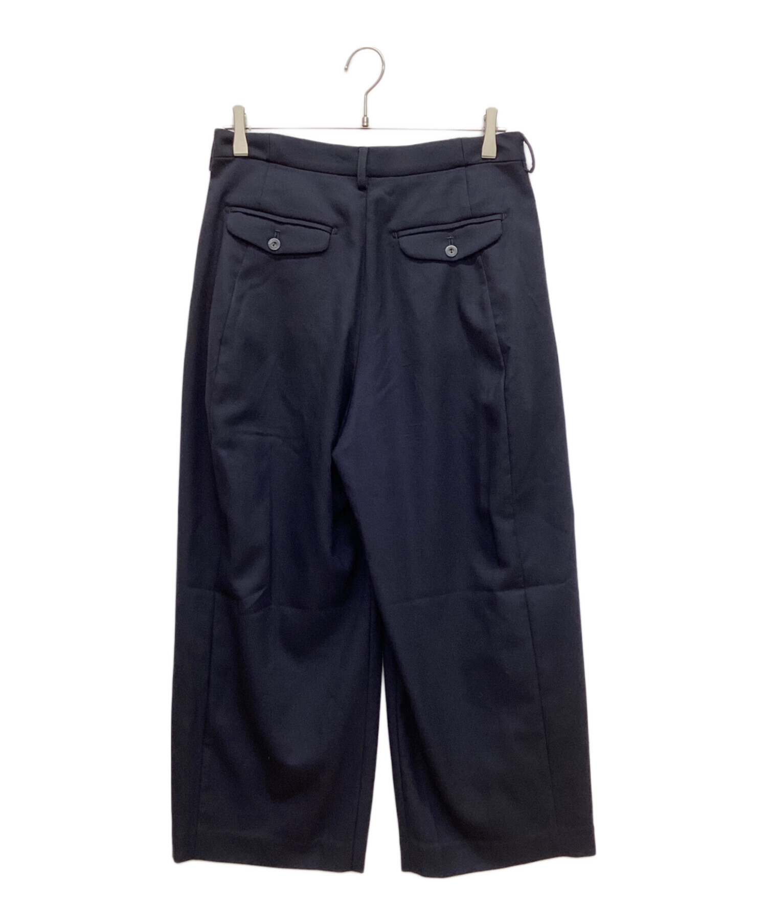 中古・古着通販】ka na ta (カナタ) ウールワンタックワイドパンツ 中古・古着通販】ka na ta (カナタ) ウールワンタックワイドパンツ