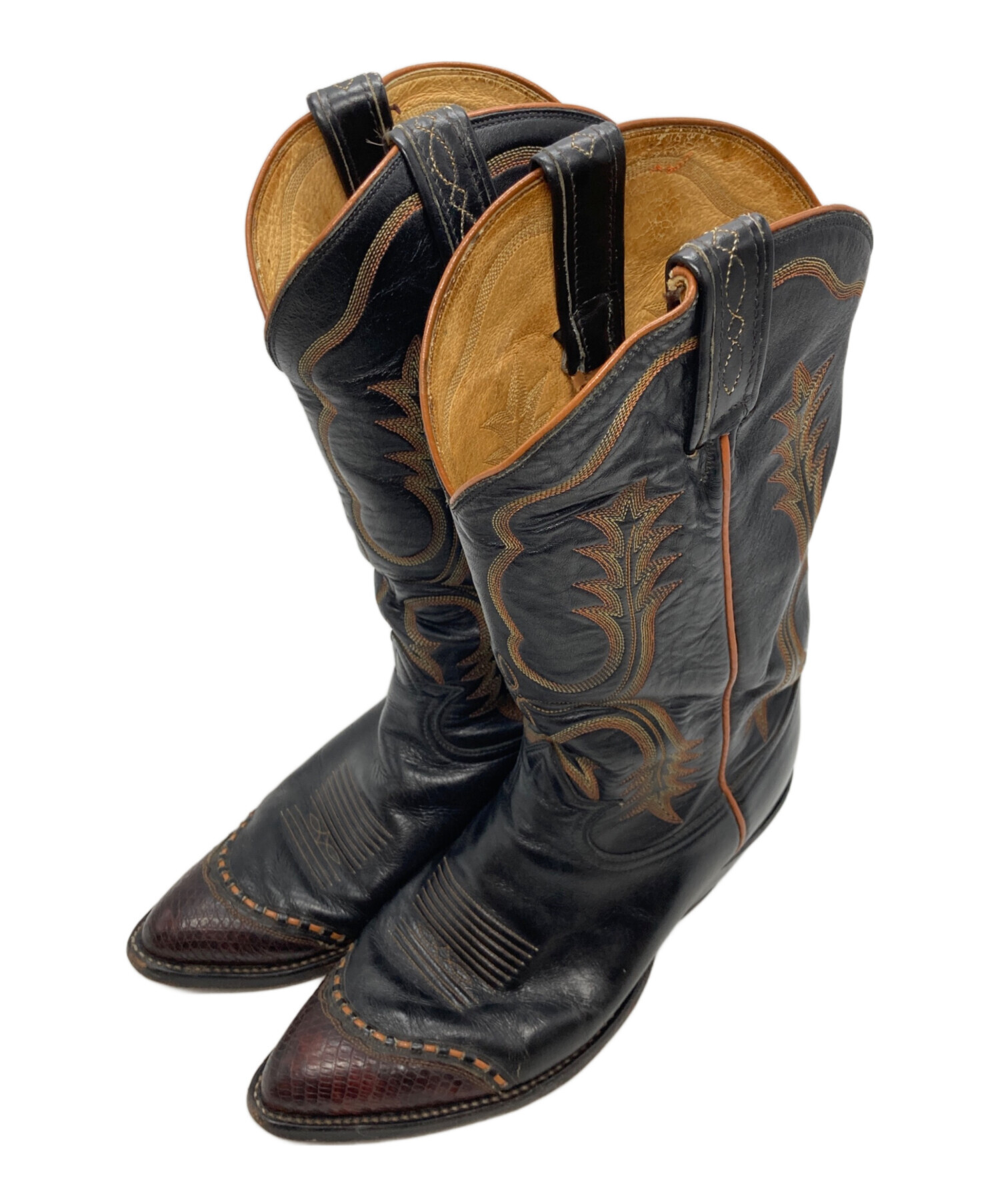 中古・古着通販】TONY LAMA (トニーラマ) ウェスタンブーツ ブラック