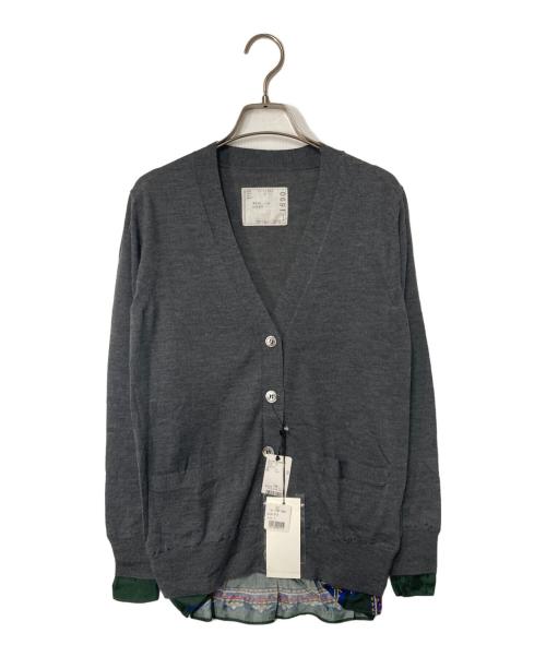中古・古着通販】sacai (サカイ) レイヤード ウールカーディガン