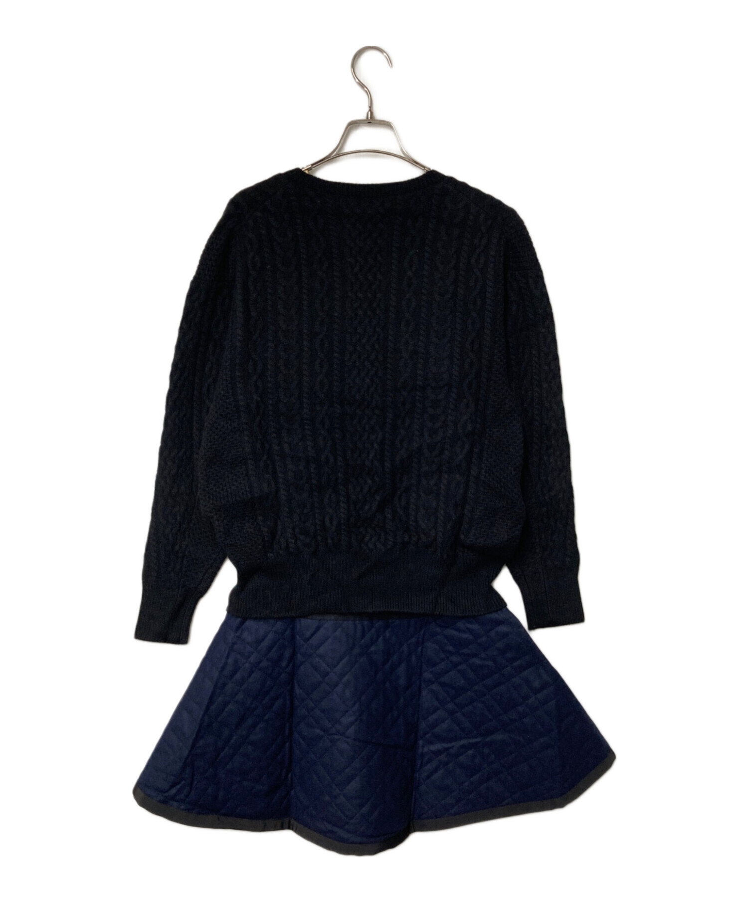 中古・古着通販】sacai luck (サカイラック) ドッキングニット