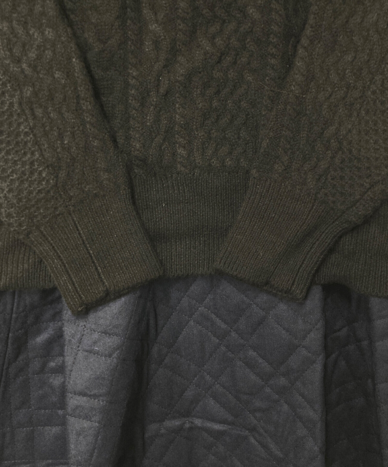 中古・古着通販】sacai luck (サカイラック) ドッキングニット