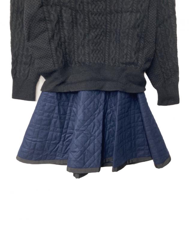 中古・古着通販】sacai luck (サカイラック) ドッキングニット