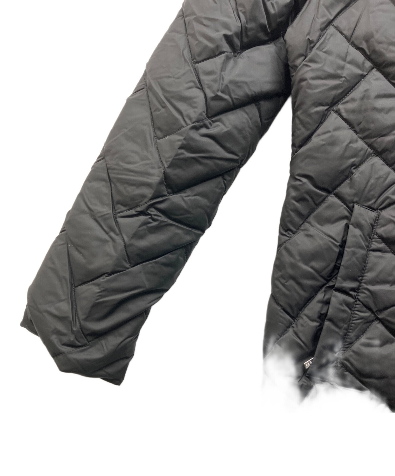 モンクレール　メラニー　キルティング　ダウンコート　ブラック　0 中古・古着通販】MONCLER (モンクレール) MELANIE メラニー