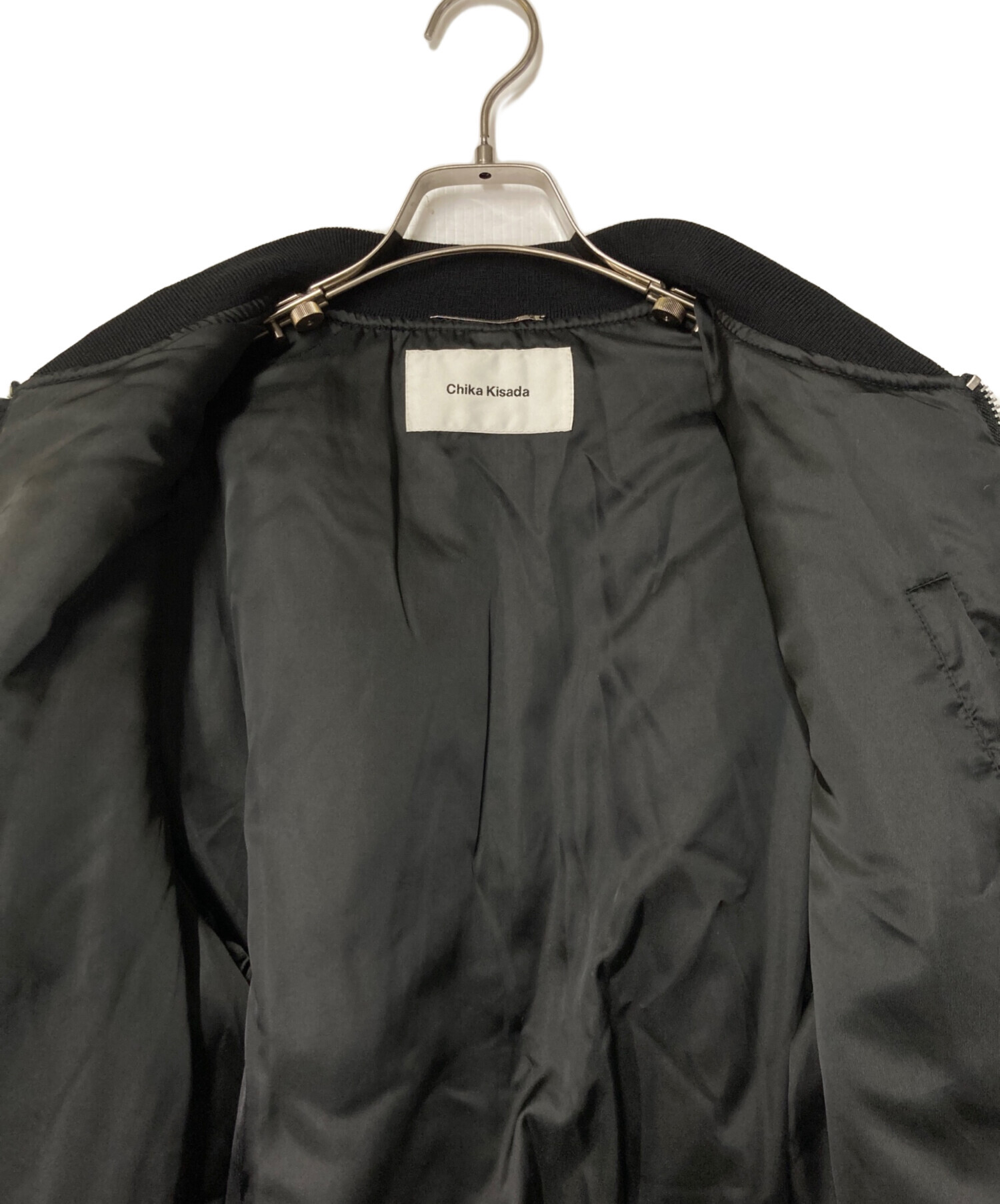 Chika Kisada チカキサダ ブルゾン（その他） レディース 【古着】【中古】 中古・古着通販】Chika Kisada (チカ キサダ) TULLE BLOUSON ブラック