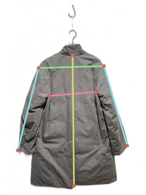 中古・古着通販】DESCENTE (デサント) ダウンチェスターコート グレー