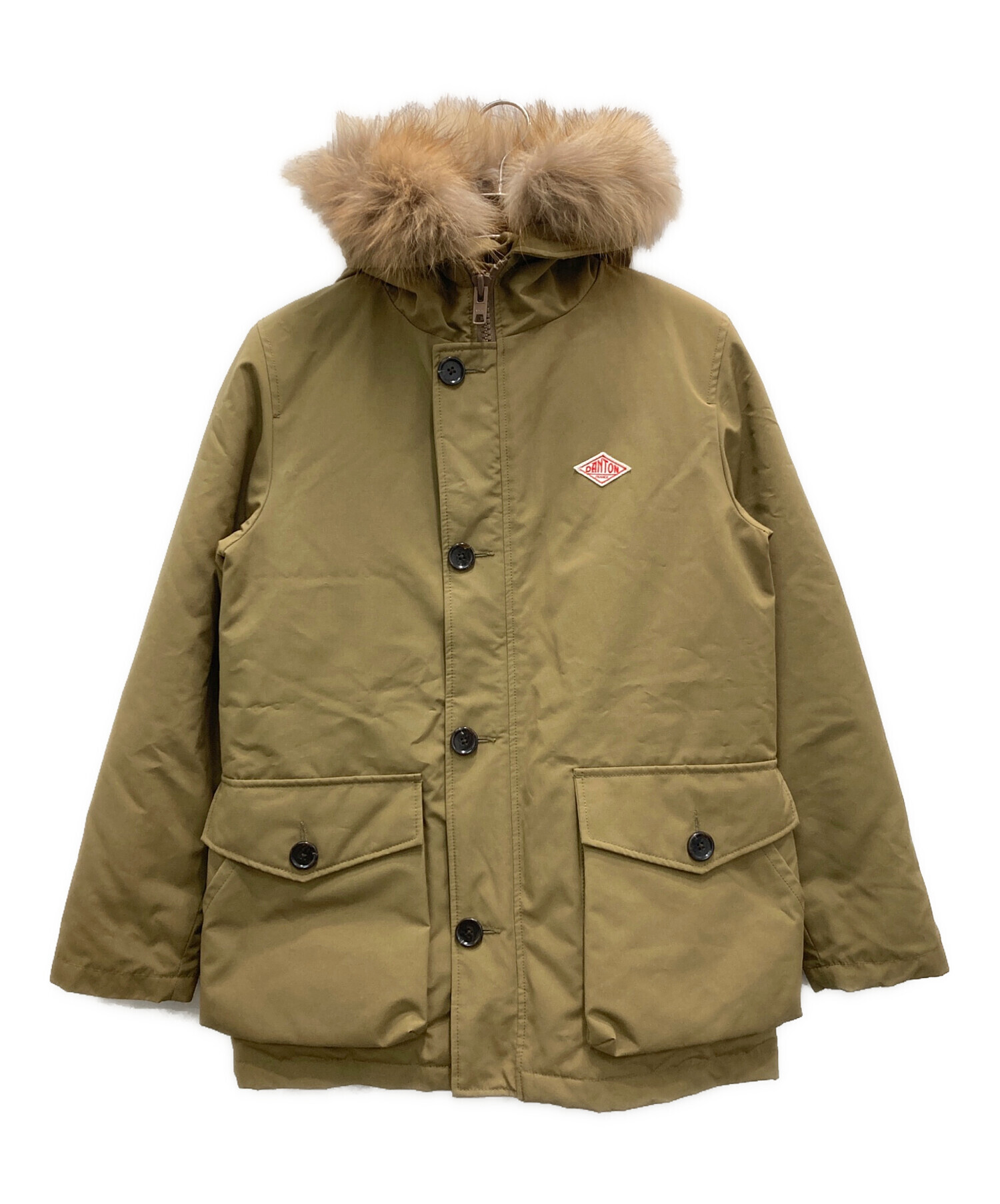 中古・古着通販】DANTON (ダントン) タッサーダウンコート ベージュ