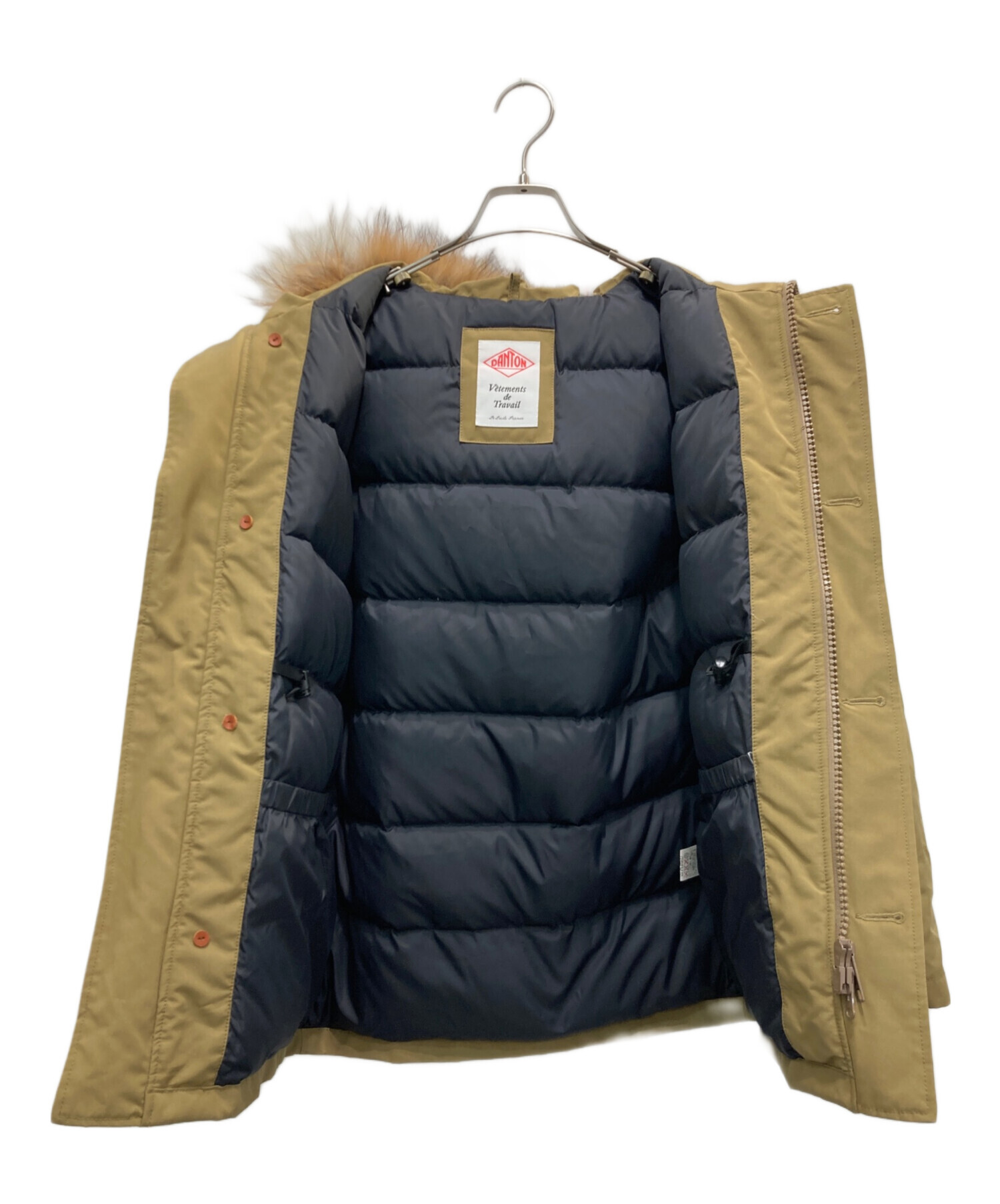 中古・古着通販】DANTON (ダントン) タッサーダウンコート ベージュ