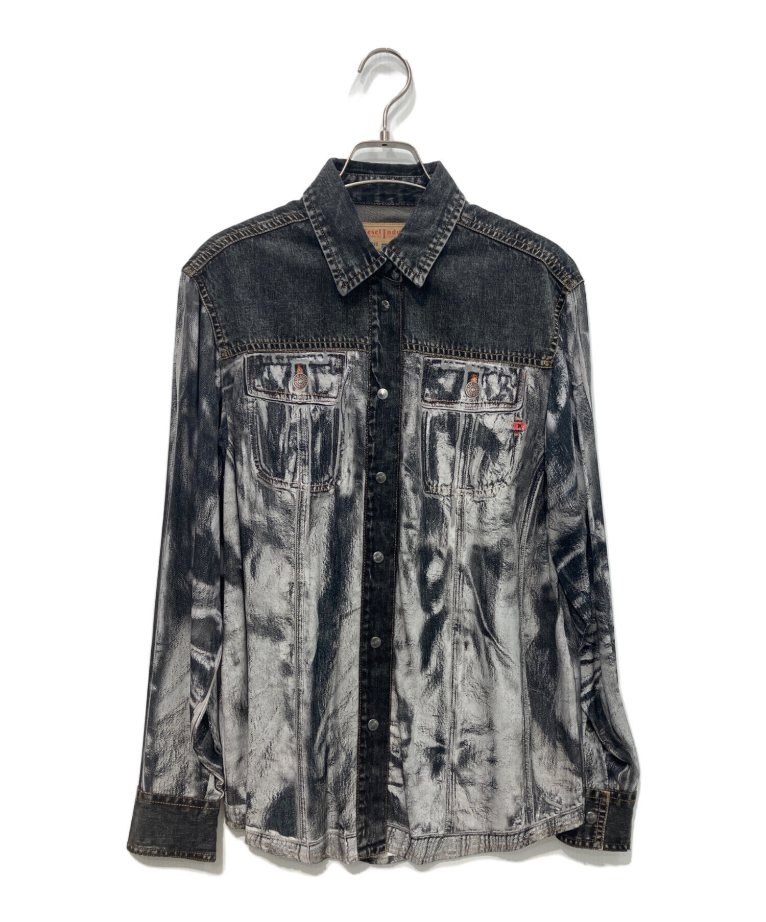 中古・古着通販】DIESEL (ディーゼル) トロンプルイユシャツ C-GILLY-A