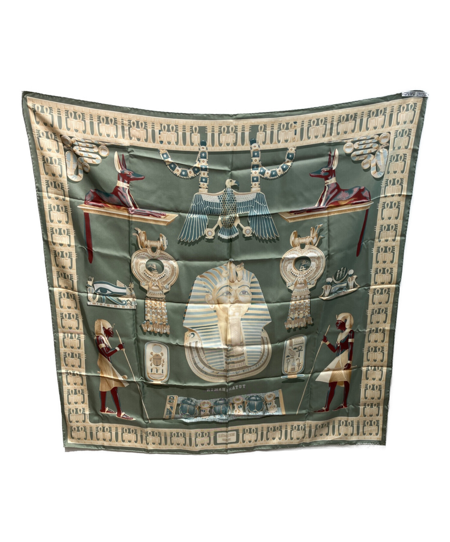 中古・古着通販】HERMES (エルメス) TUTANKHAMUN カレ90 シルク