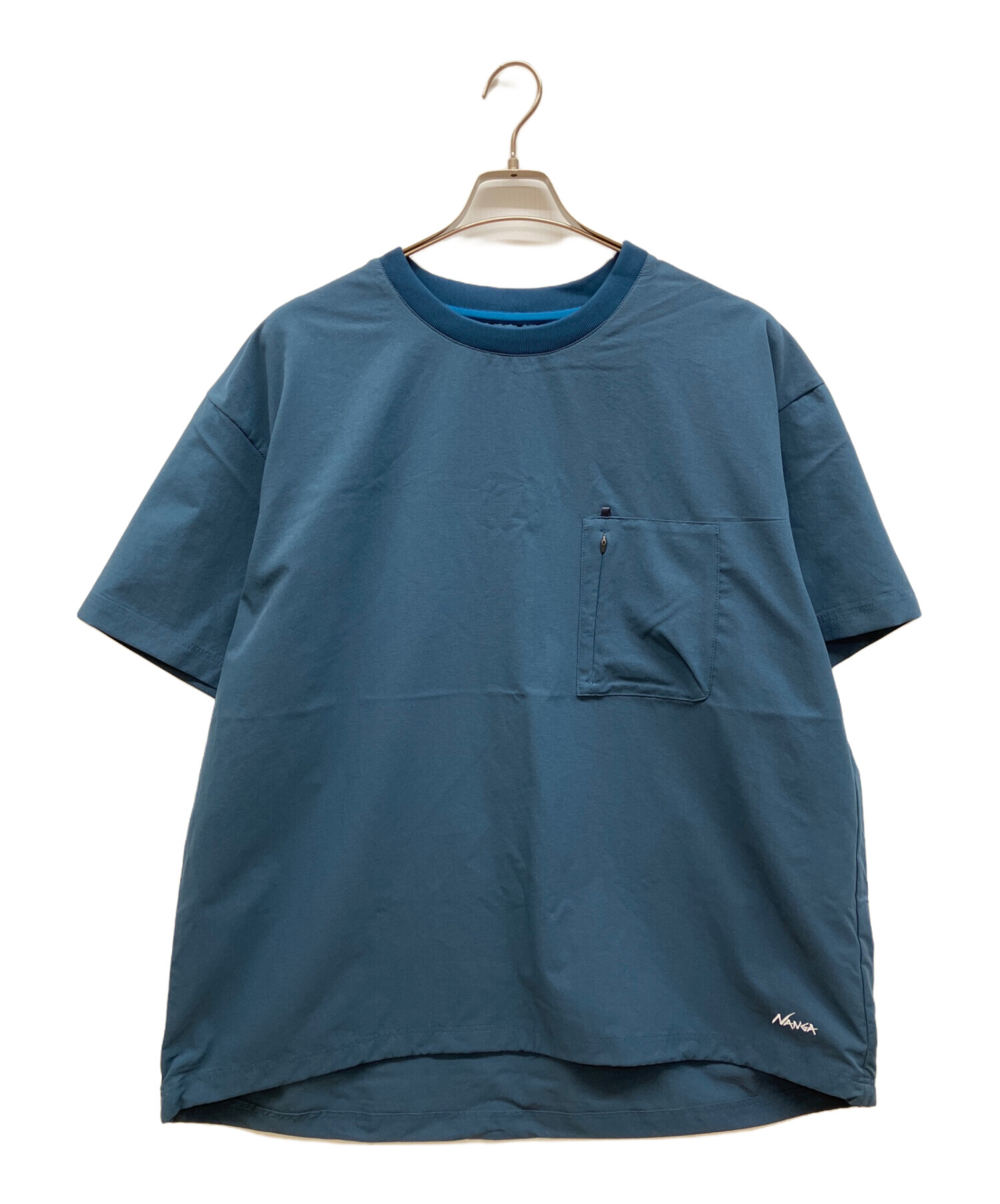 中古・古着通販】NANGA (ナンガ) AIR CLOTH COMFY TEE ブルー サイズ