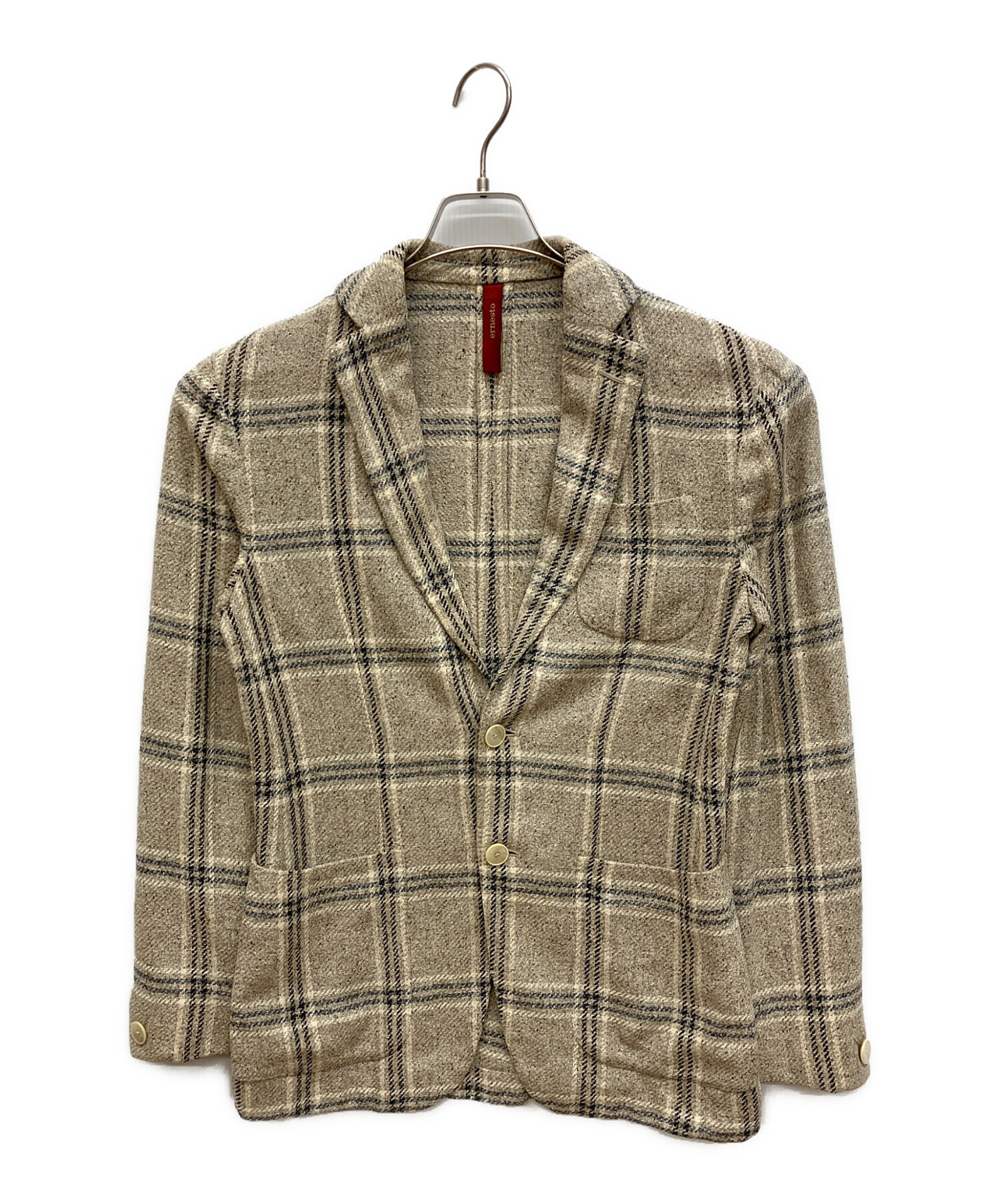 中古・古着通販】ernesto (エルネスト) シルクテーラードジャケット