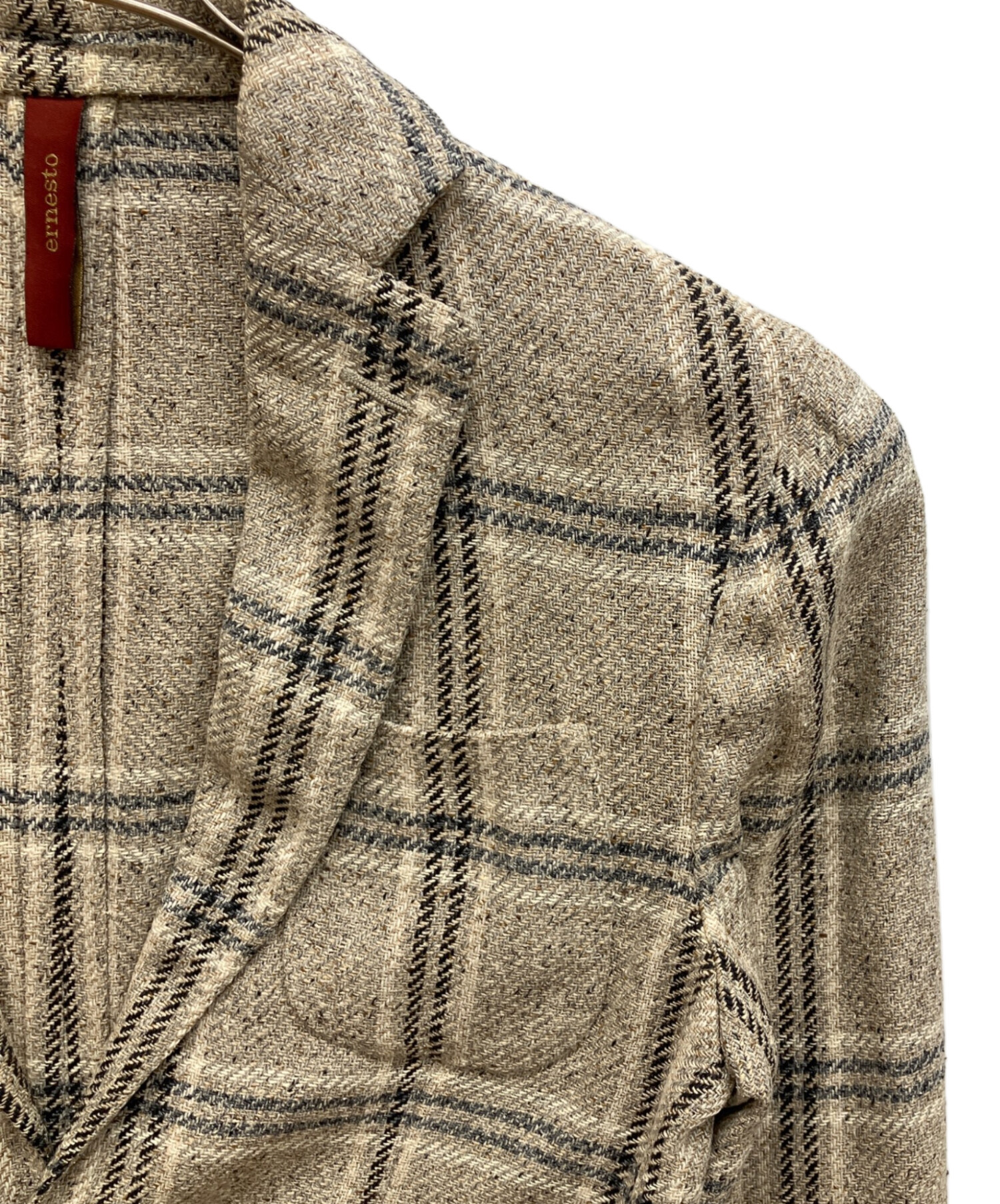 中古・古着通販】ernesto (エルネスト) シルクテーラードジャケット