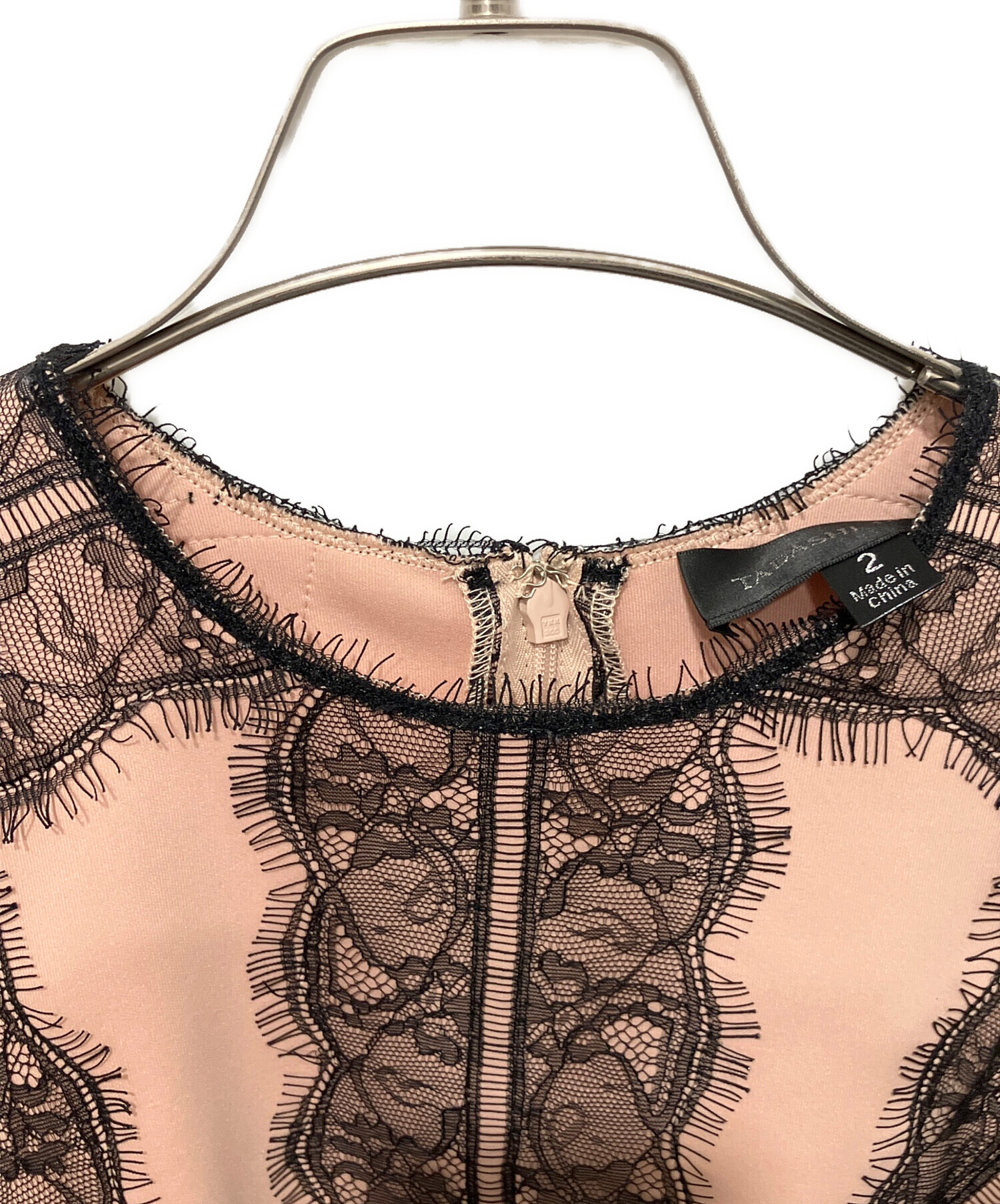 TADASHI SHOJI ノースリーブドレス 刺繍レース 中古・古着通販】TADASHI SHOJI (タダシ ショージ) ノースリーブレース