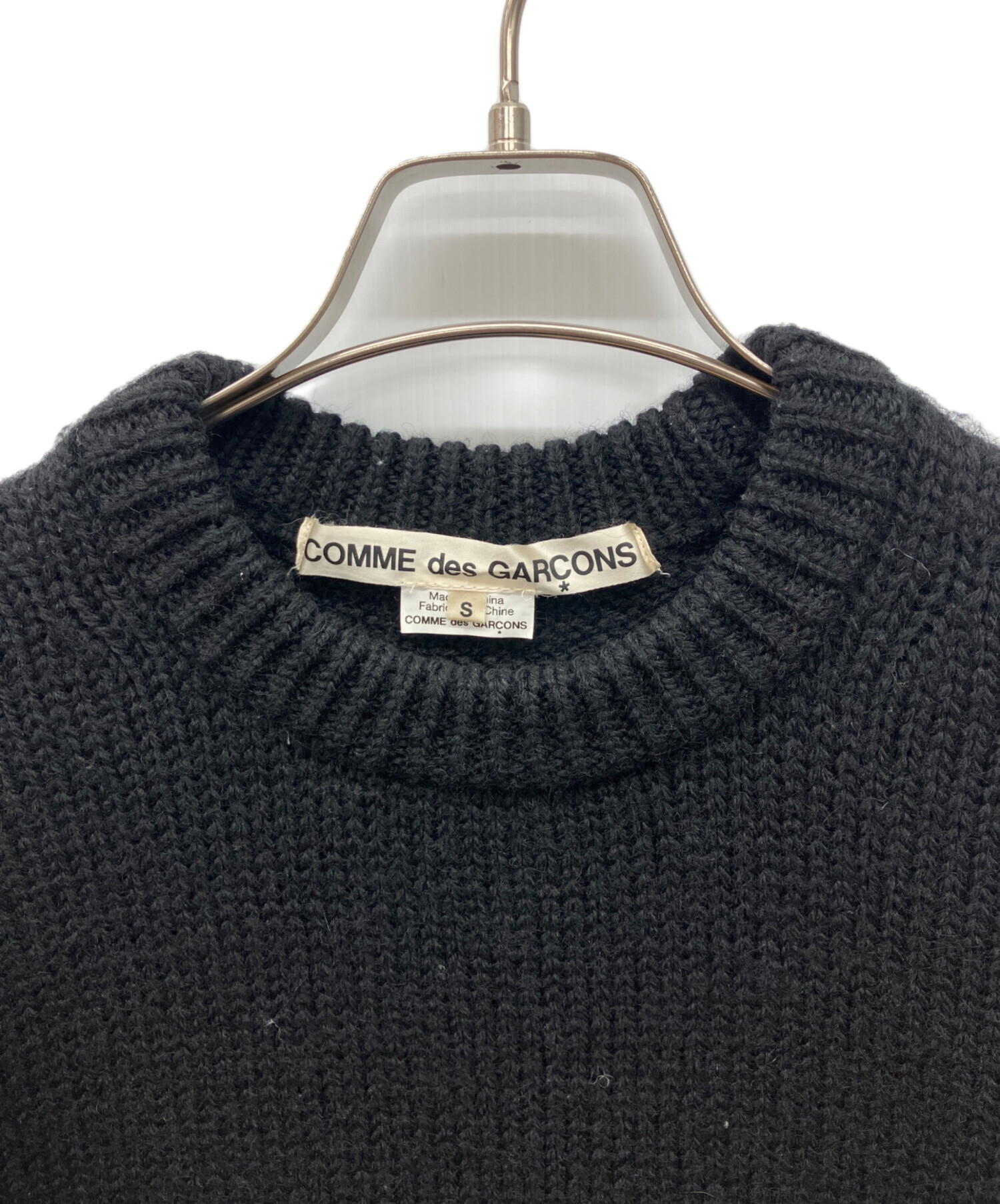 ブラックコムデギャルソン　23AWニット COMME des GARCONS HOMME / コムデギャルソン オム 14AW AD2014 HN